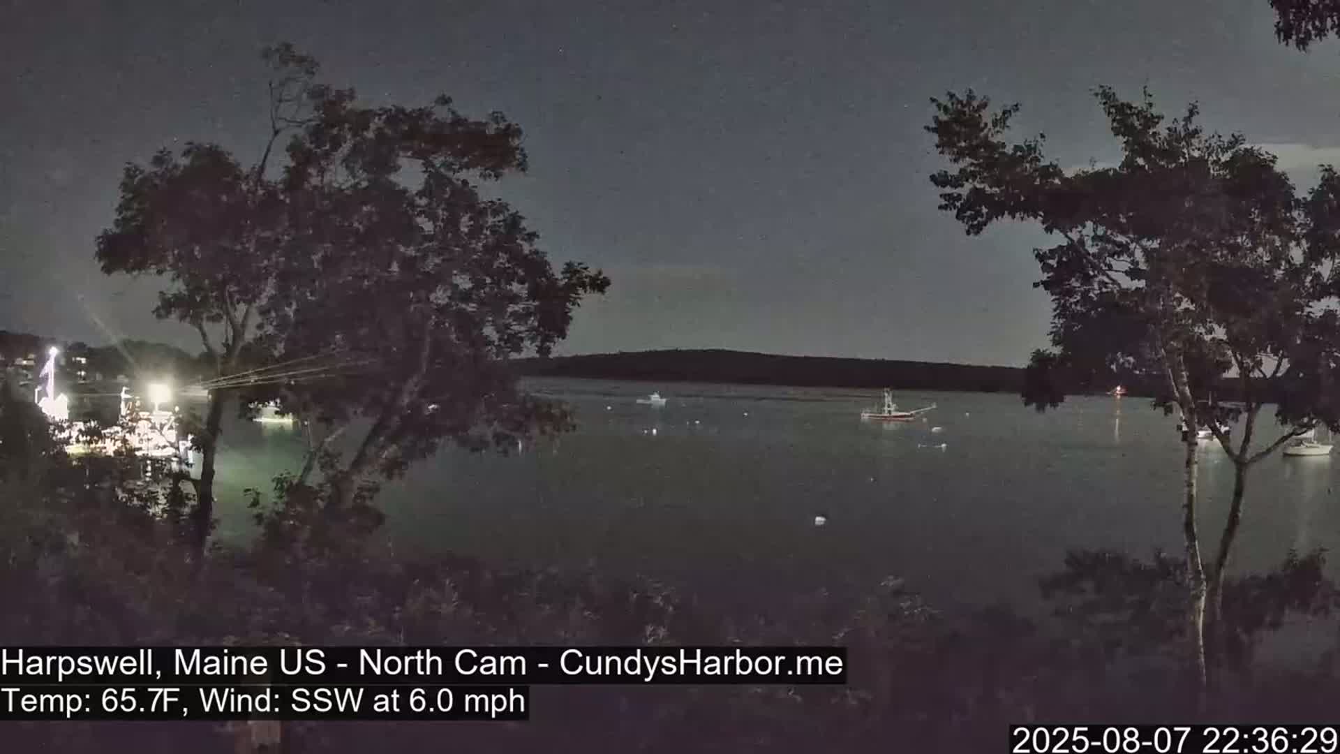 Cundy Harbor North Live Cam - Harpswell, Maine, USA
