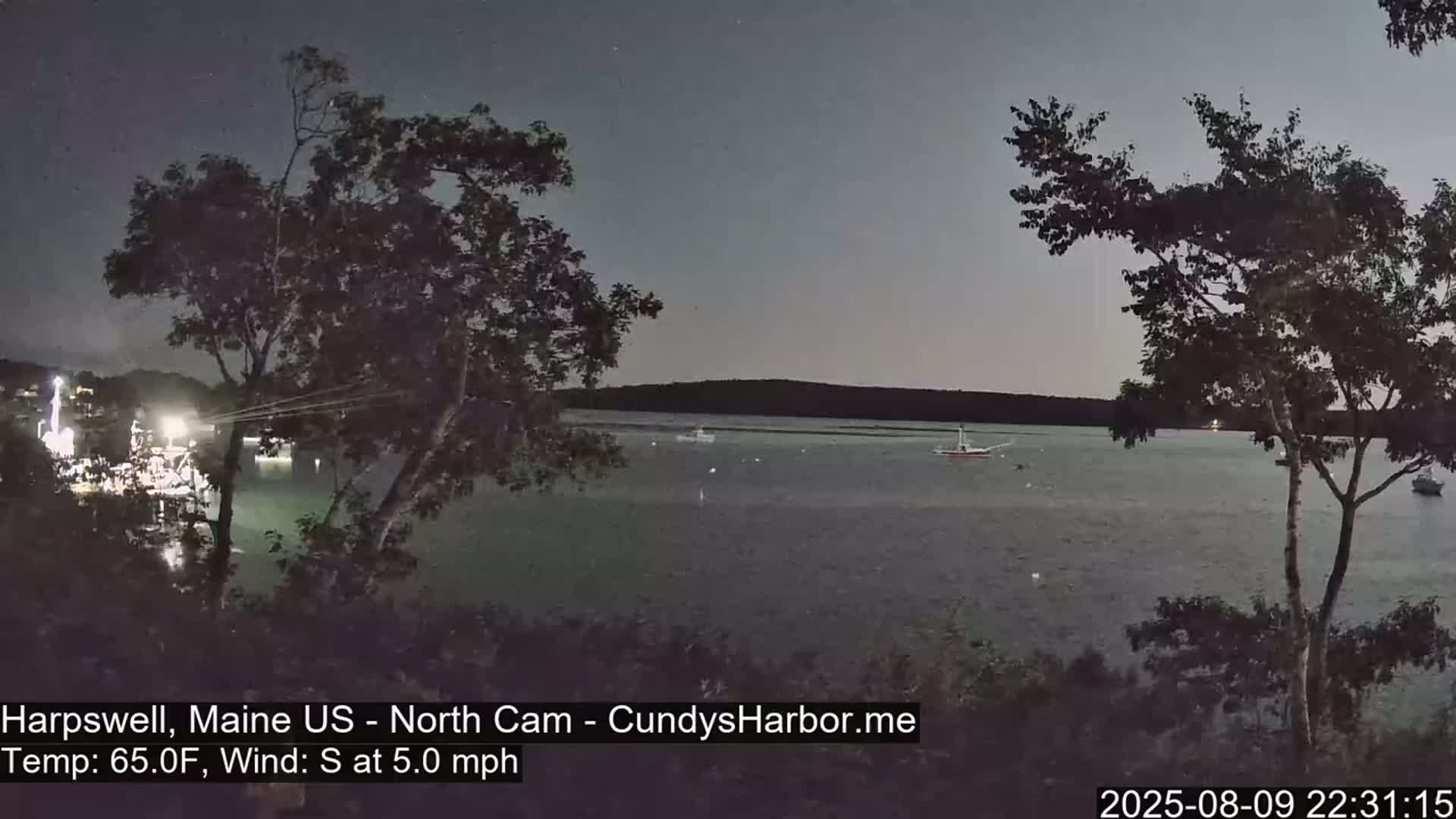Cundy Harbor North Live Cam - Harpswell, Maine, USA