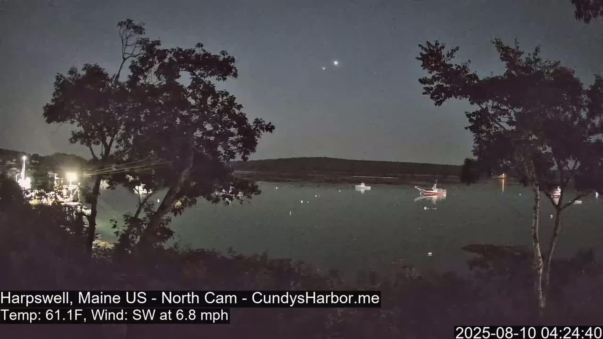 Cundy Harbor North Live Cam - Harpswell, Maine, USA