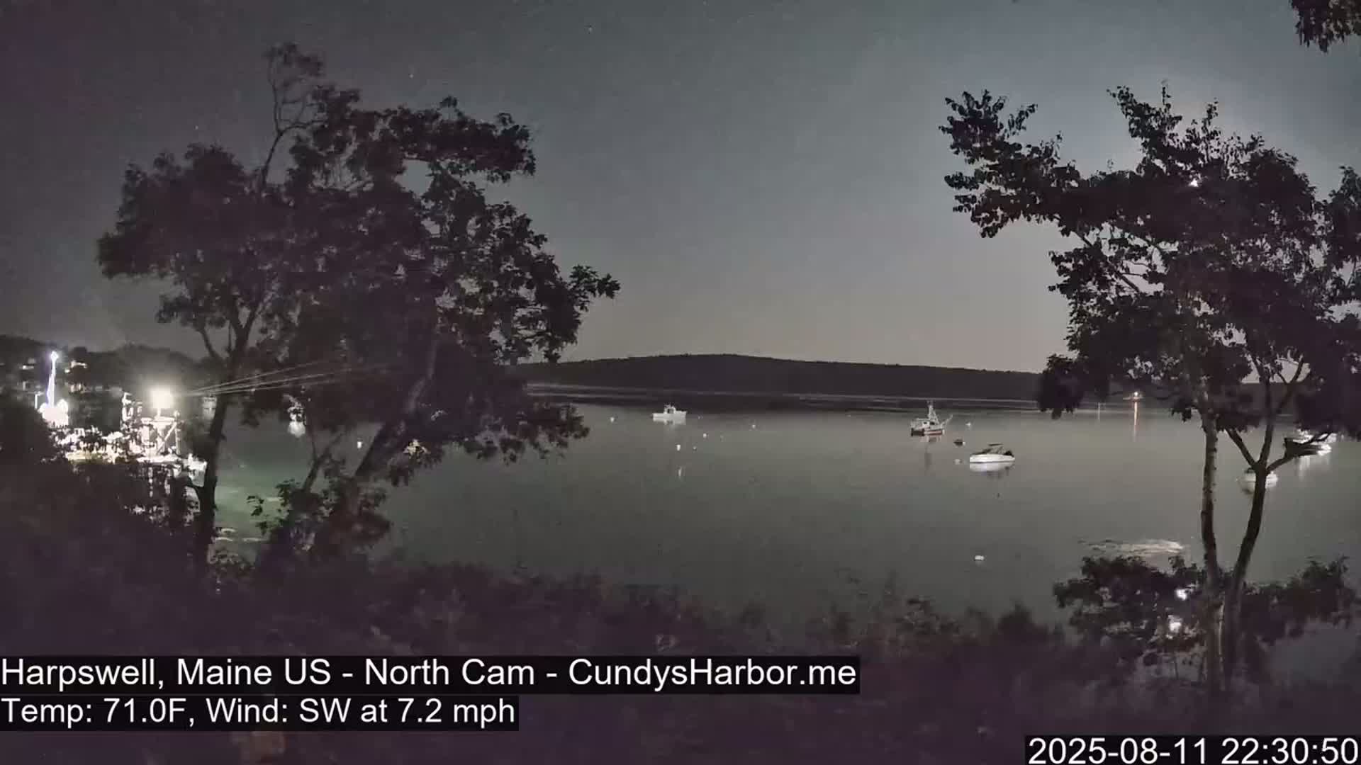 Cundy Harbor North Live Cam - Harpswell, Maine, USA