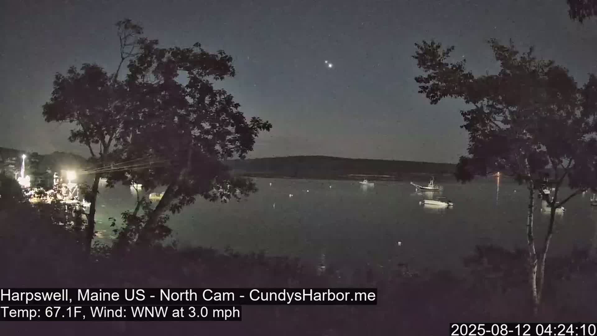 Cundy Harbor North Live Cam - Harpswell, Maine, USA