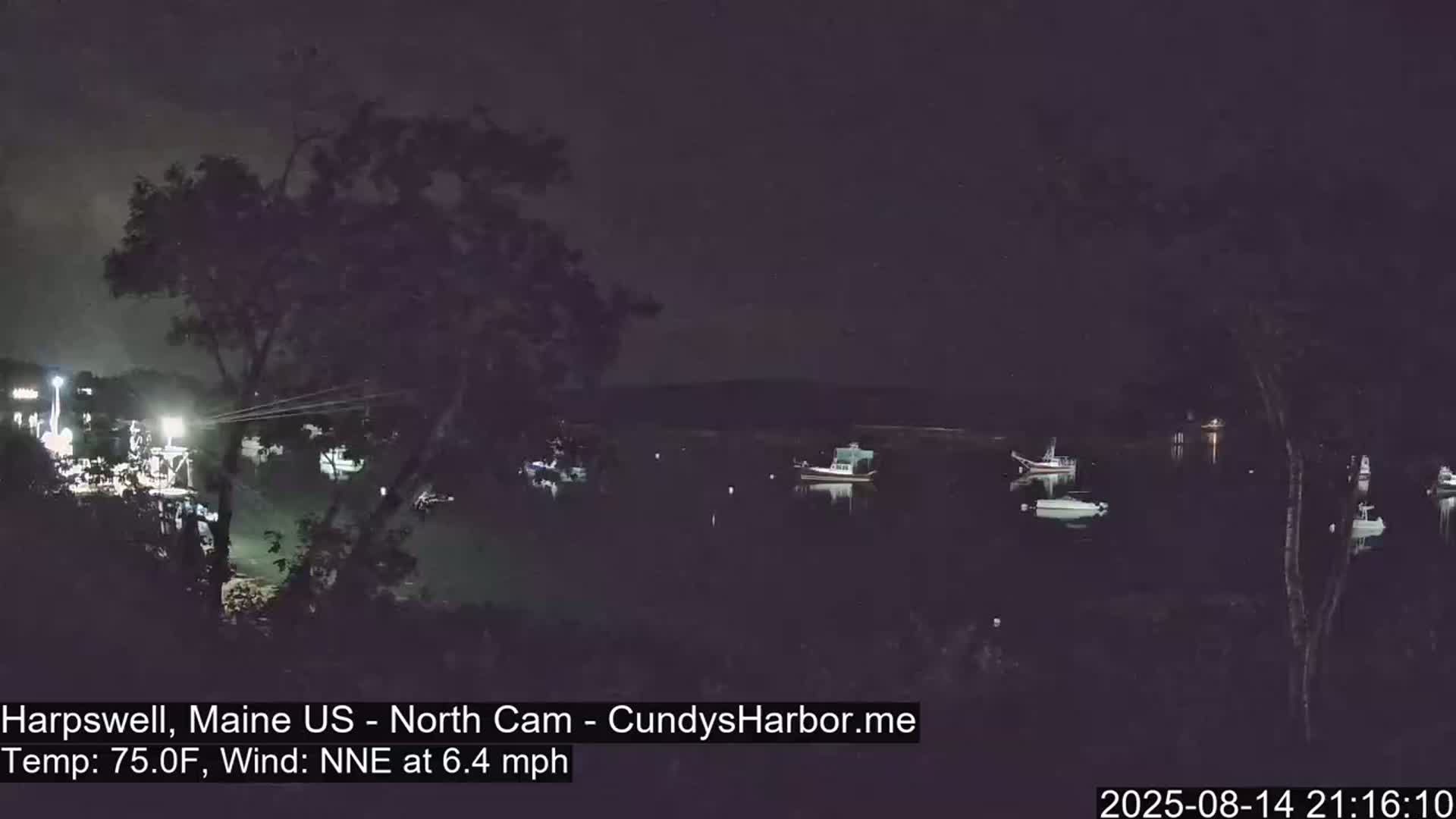 Cundy Harbor North Live Cam - Harpswell, Maine, USA