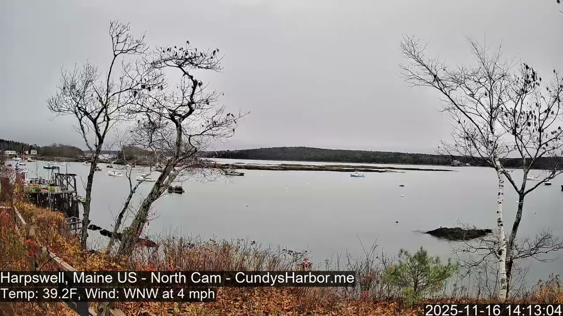 Cundy Harbor North Live Cam - Harpswell, Maine, USA