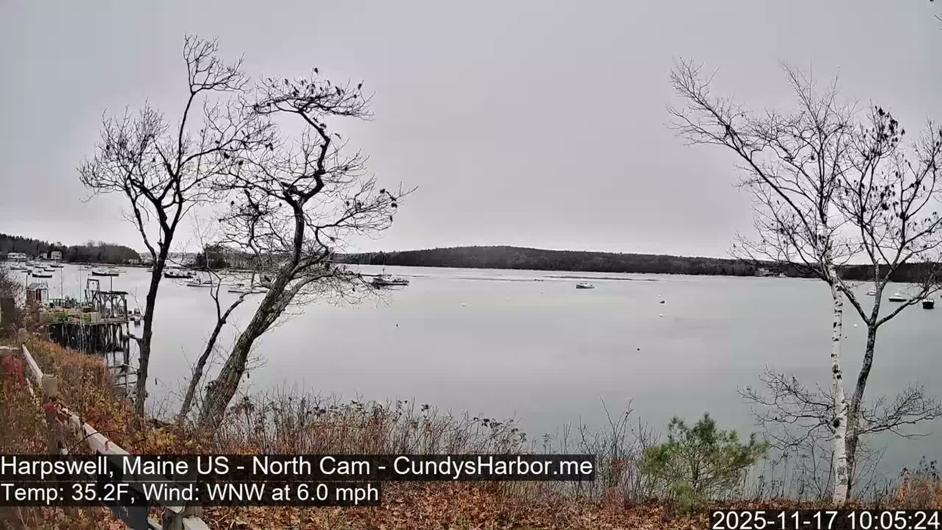 Cundy Harbor North Live Cam - Harpswell, Maine, USA