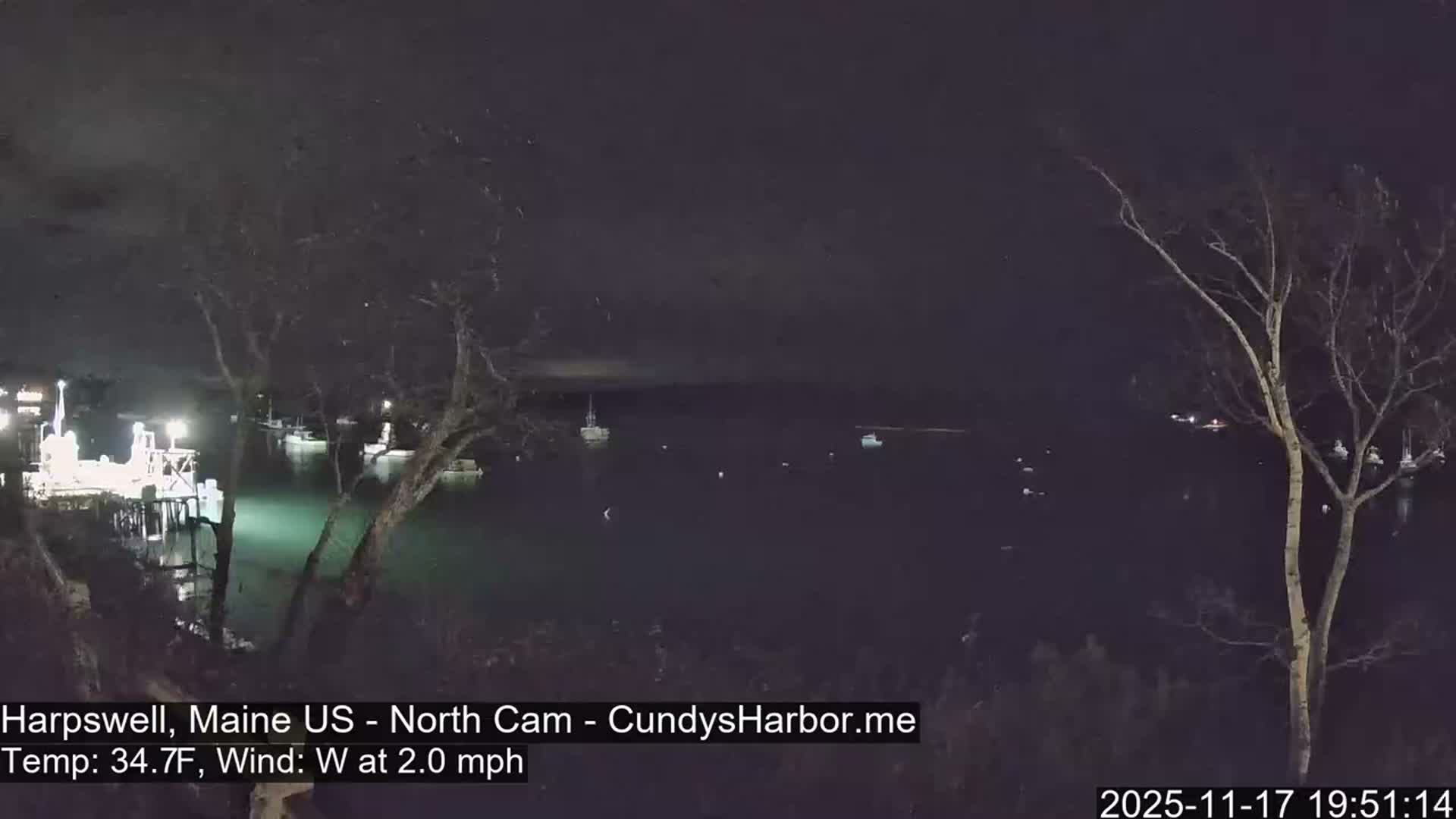 Cundy Harbor North Live Cam - Harpswell, Maine, USA