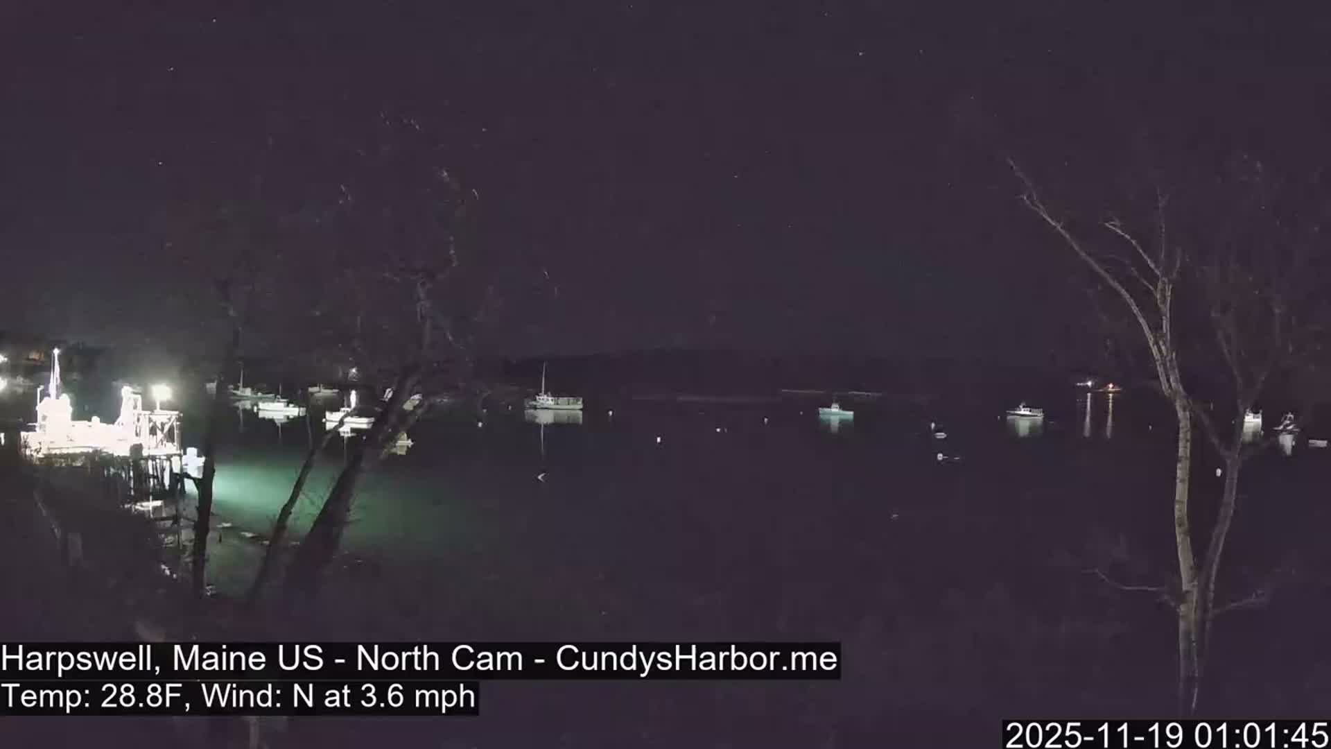 Cundy Harbor North Live Cam - Harpswell, Maine, USA