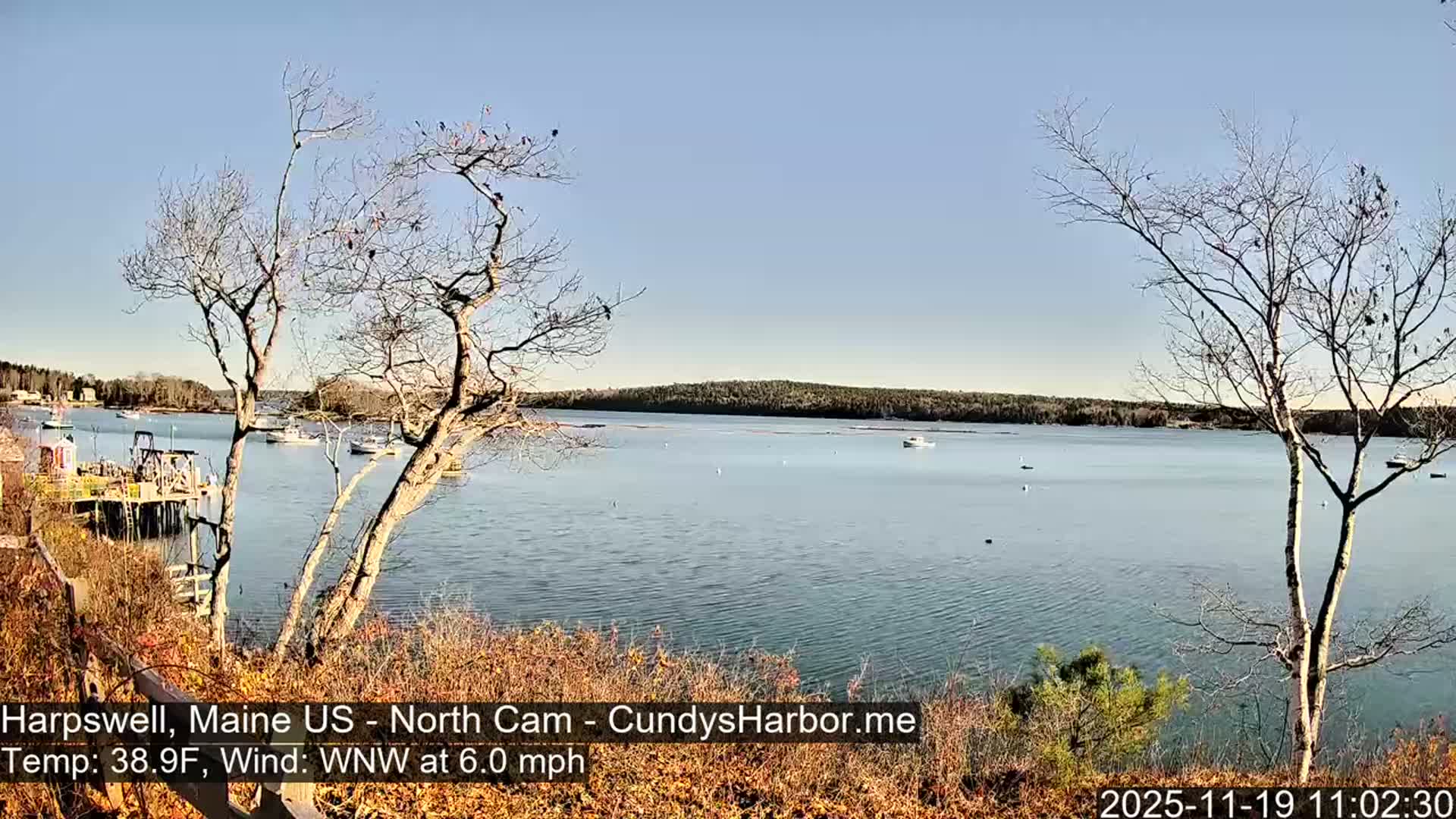 Cundy Harbor North Live Cam - Harpswell, Maine, USA