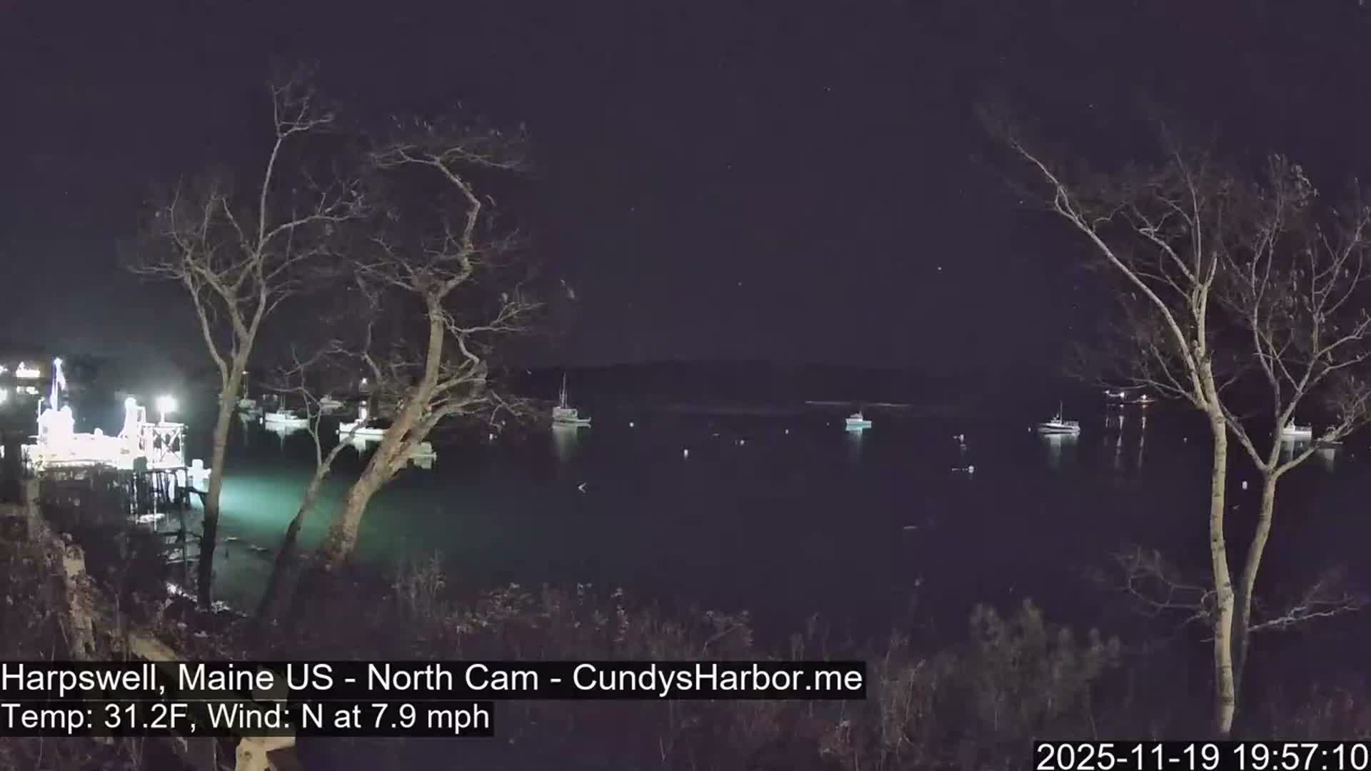 Cundy Harbor North Live Cam - Harpswell, Maine, USA