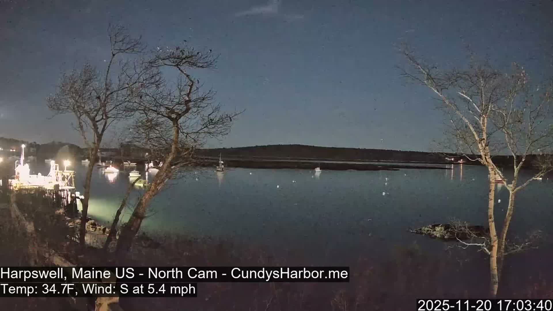 Cundy Harbor North Live Cam - Harpswell, Maine, USA