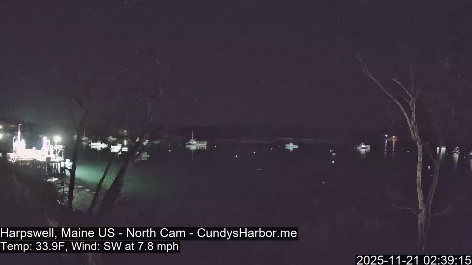 Cundy Harbor North Live Cam - Harpswell, Maine, USA