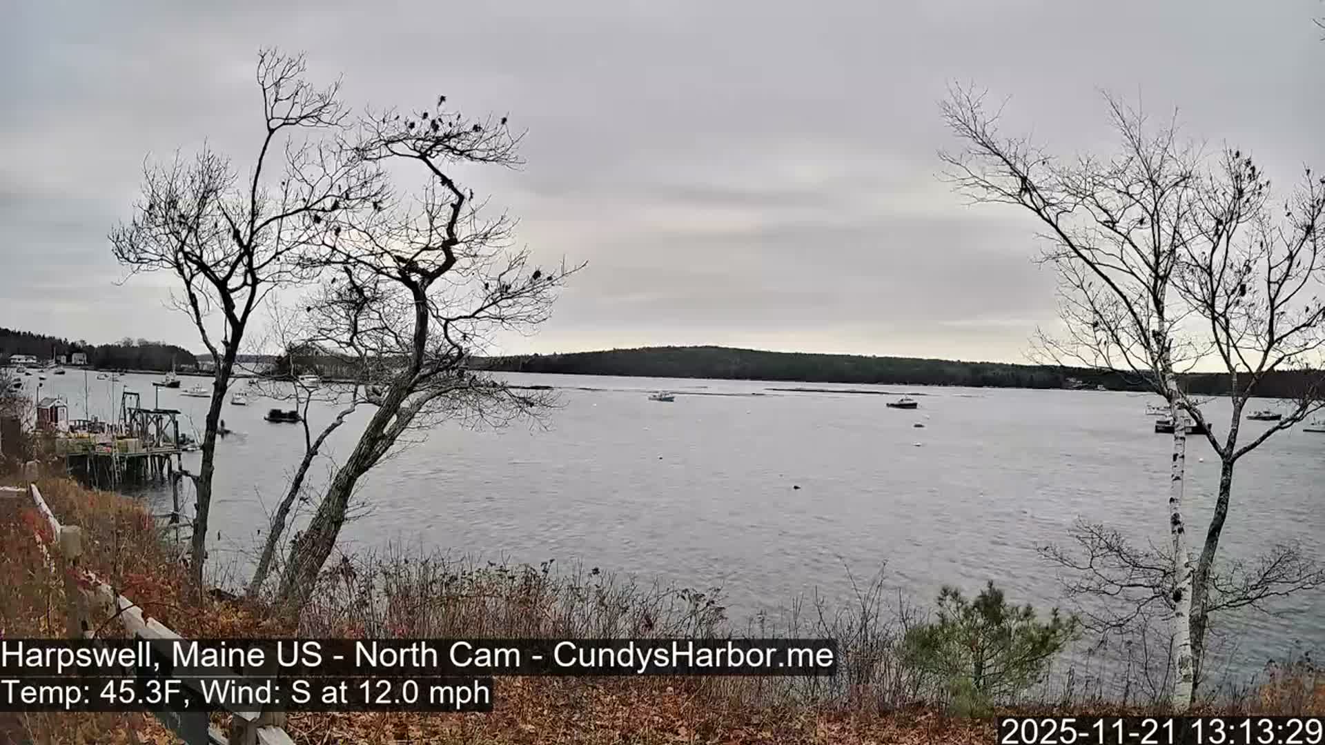 Cundy Harbor North Live Cam - Harpswell, Maine, USA