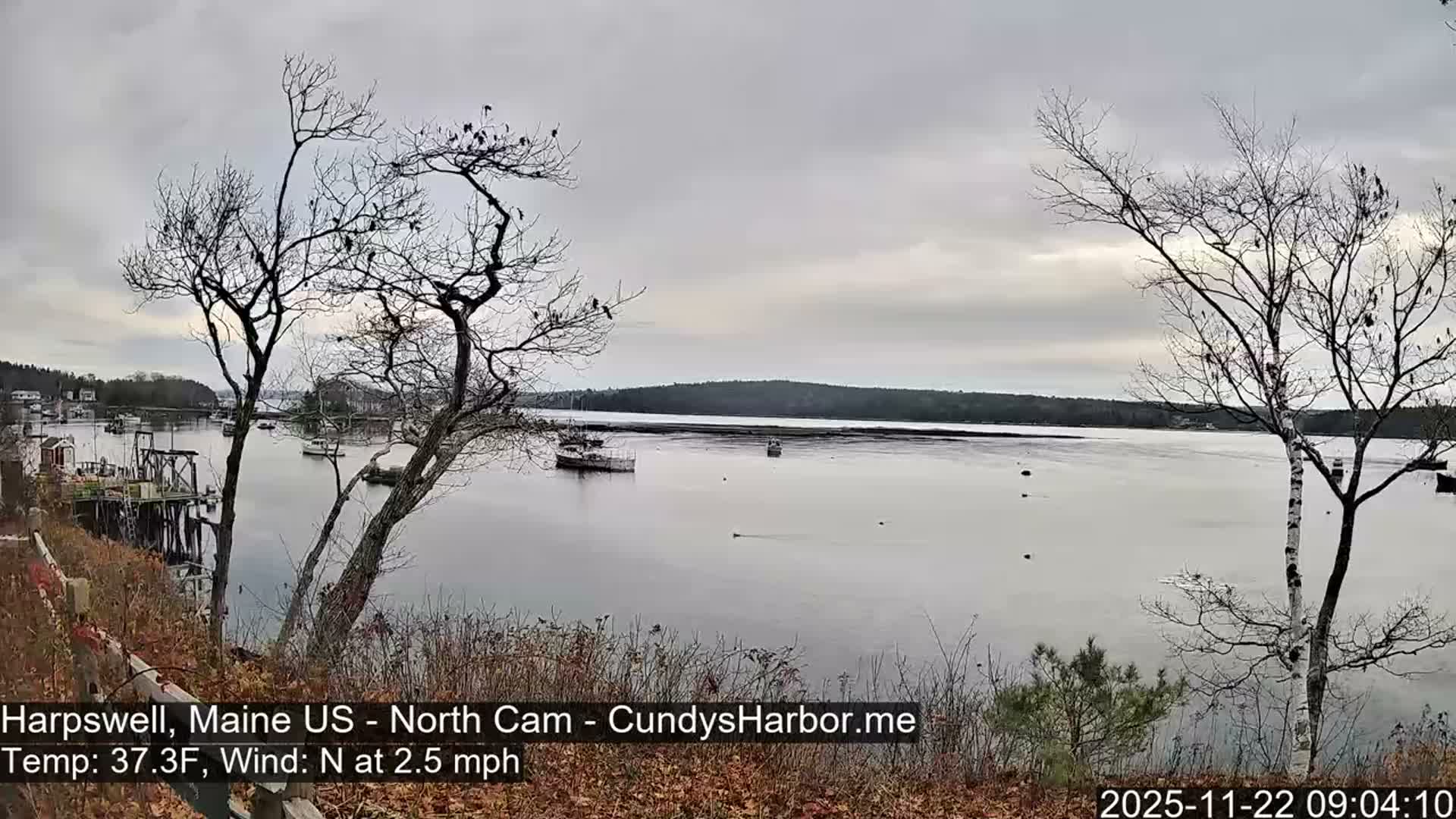 Cundy Harbor North Live Cam - Harpswell, Maine, USA