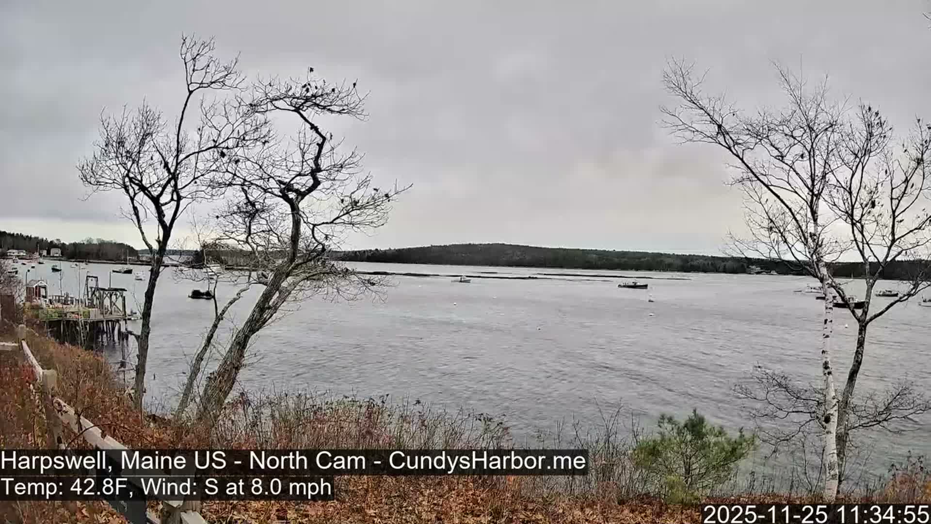 Cundy Harbor North Live Cam - Harpswell, Maine, USA