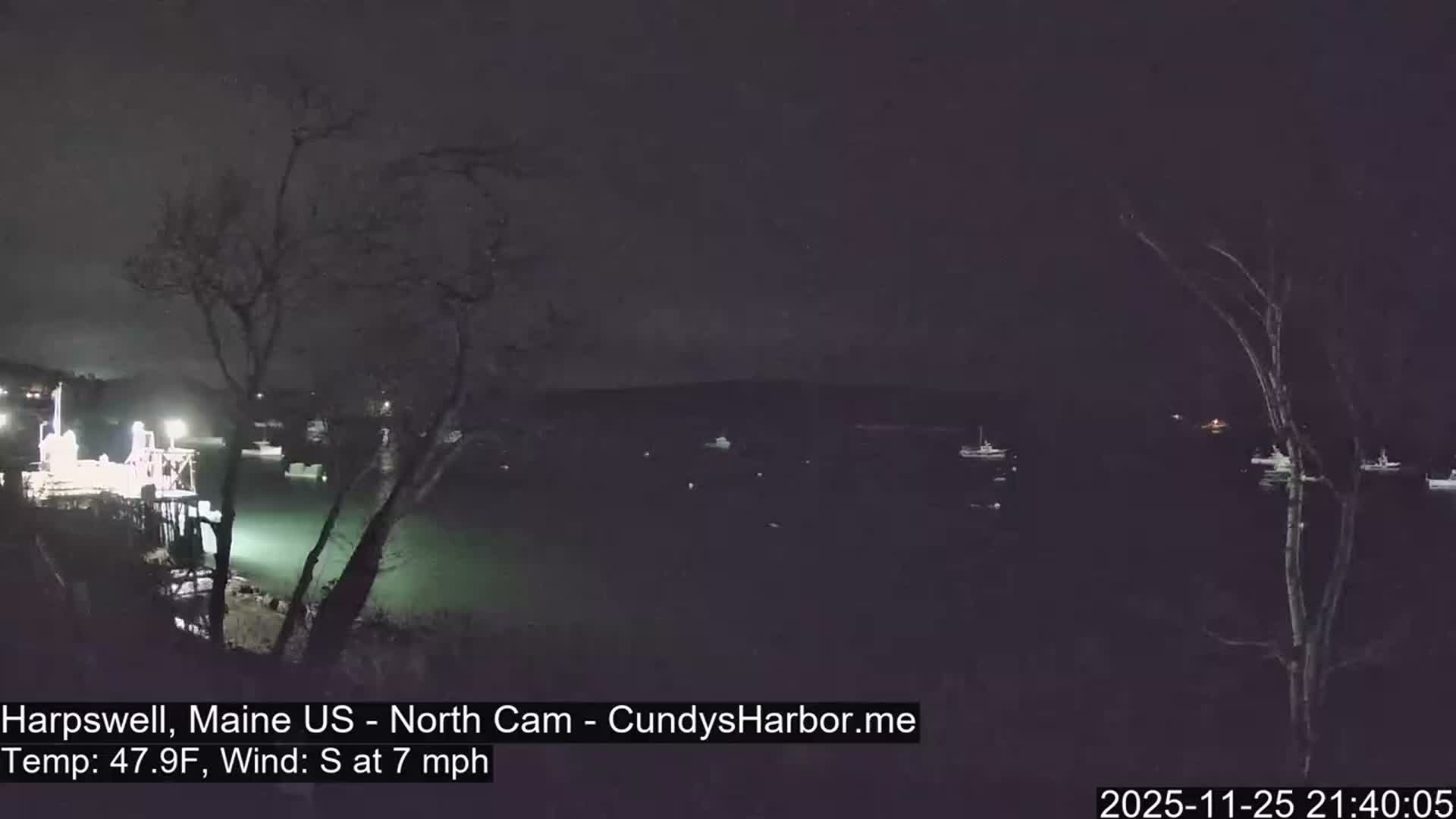 Cundy Harbor North Live Cam - Harpswell, Maine, USA