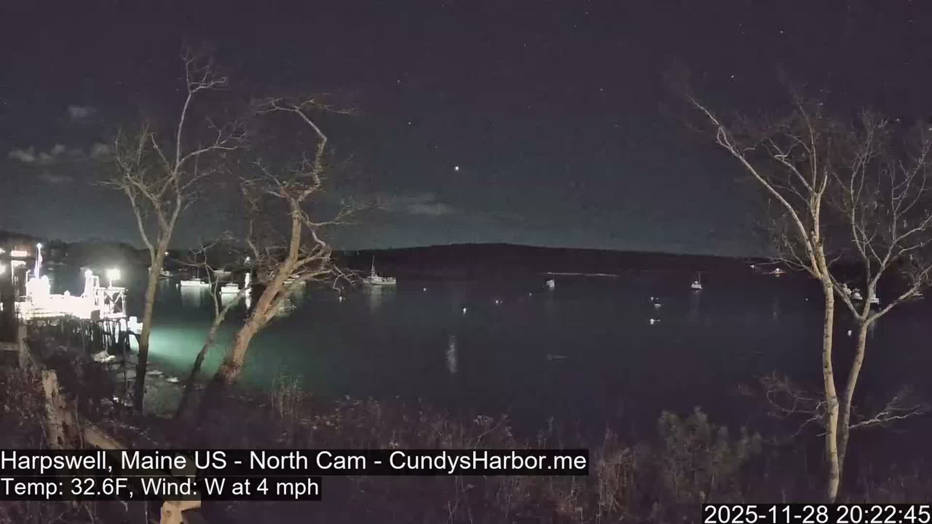 Cundy Harbor North Live Cam - Harpswell, Maine, USA