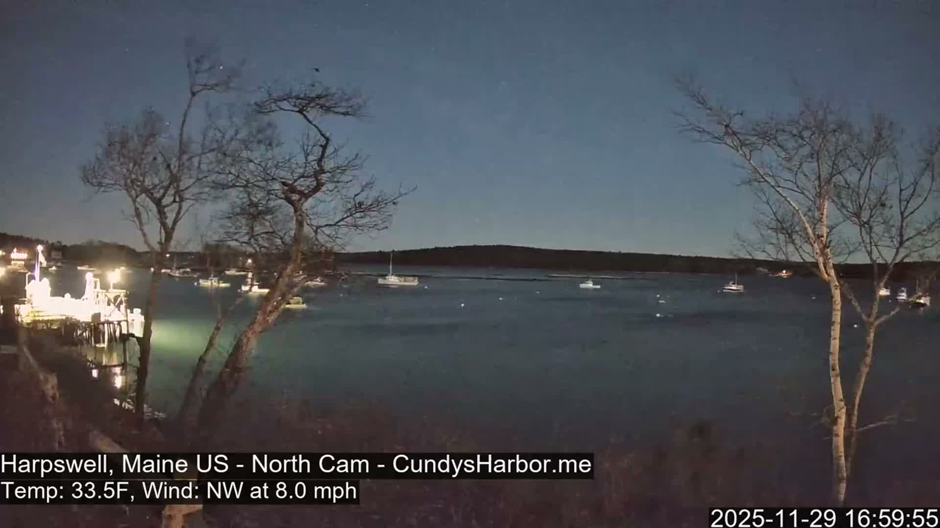 Cundy Harbor North Live Cam - Harpswell, Maine, USA