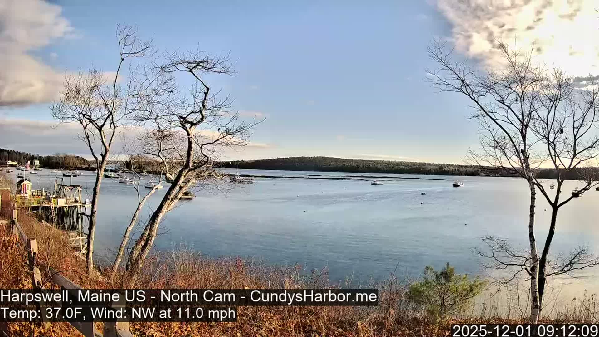 Cundy Harbor North Live Cam - Harpswell, Maine, USA