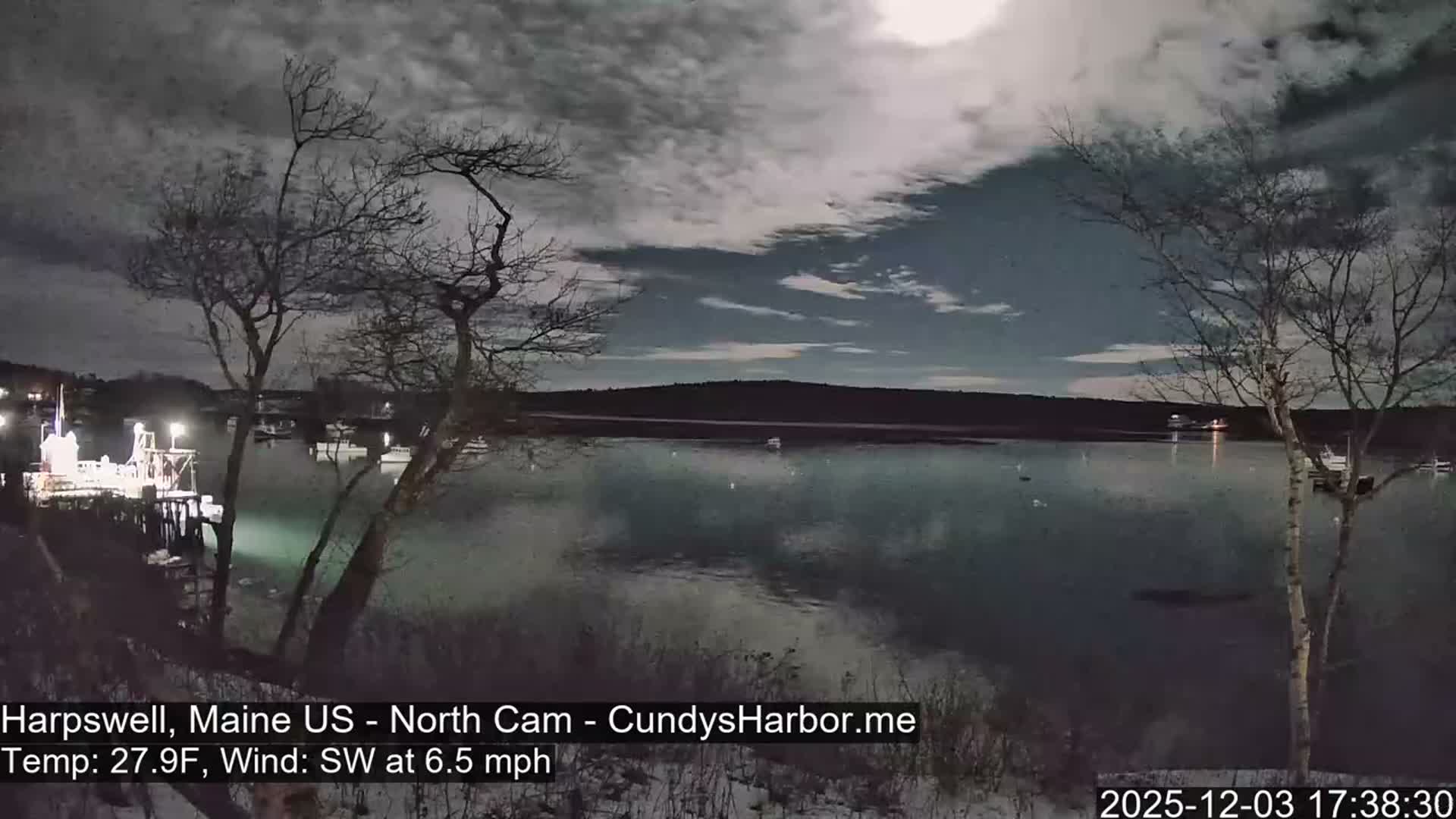 Cundy Harbor North Live Cam - Harpswell, Maine, USA