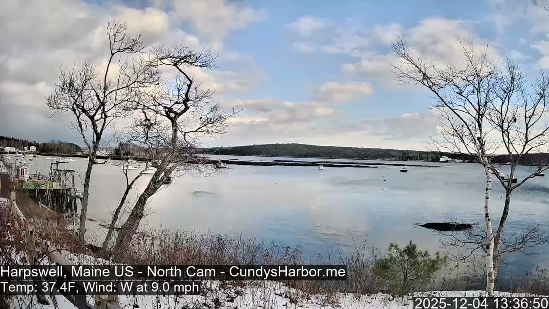 Cundy Harbor North Live Cam - Harpswell, Maine, USA