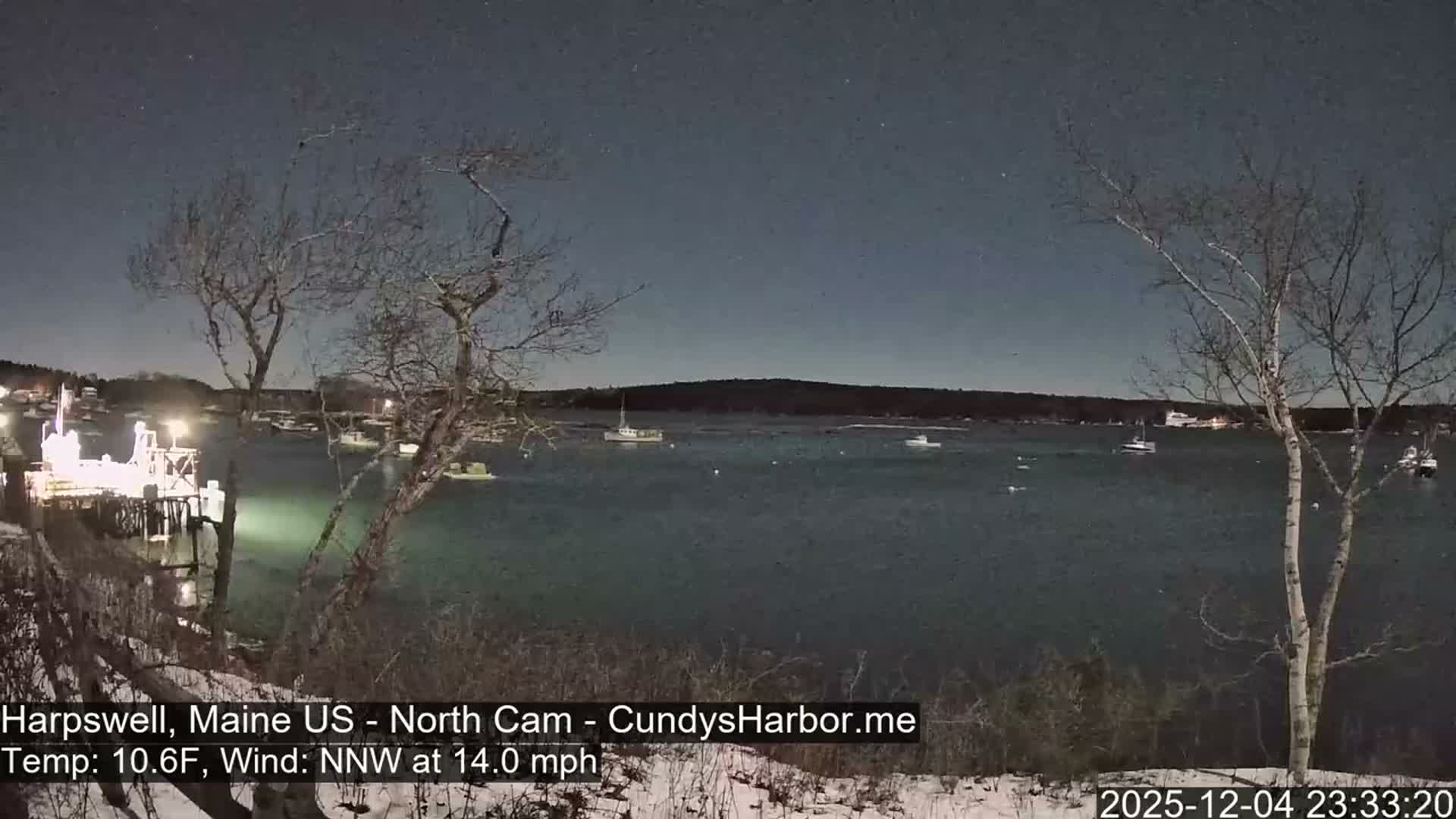 Cundy Harbor North Live Cam - Harpswell, Maine, USA