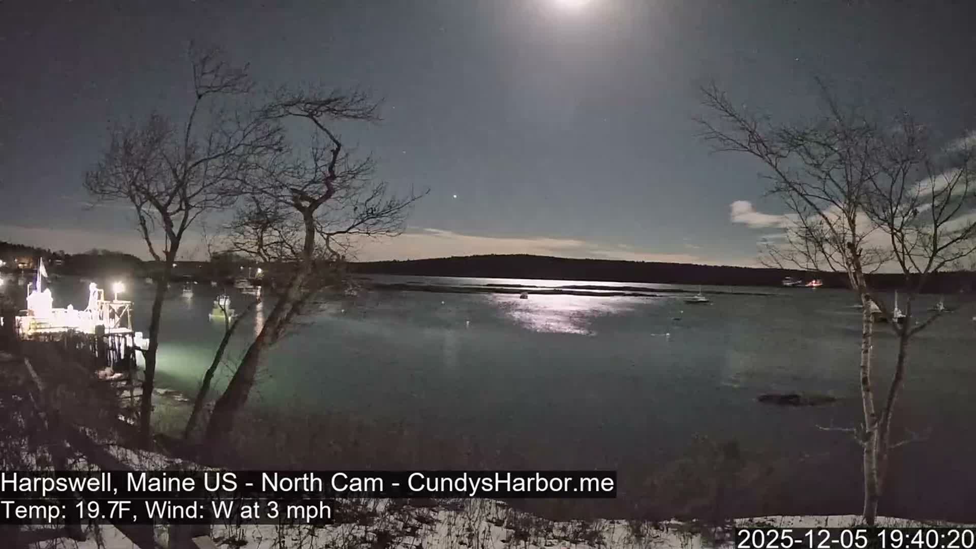 Cundy Harbor North Live Cam - Harpswell, Maine, USA