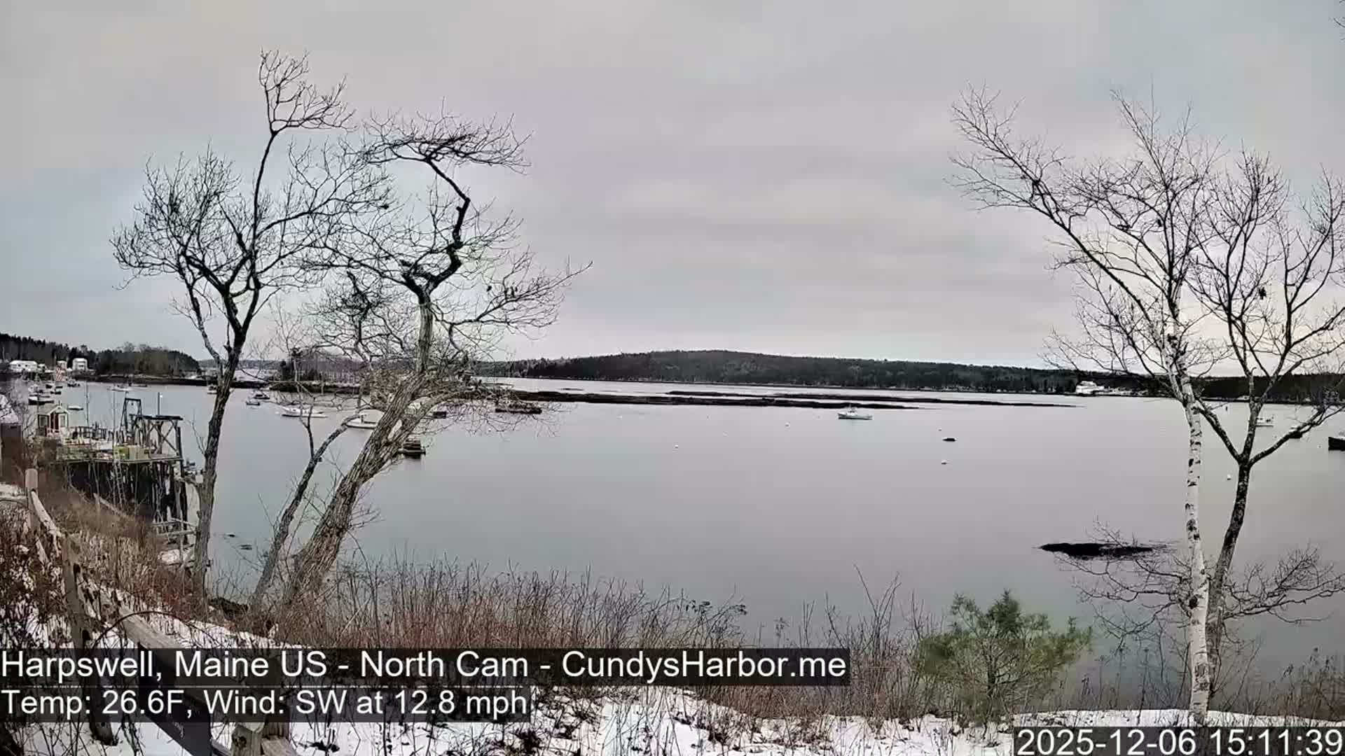 Cundy Harbor North Live Cam - Harpswell, Maine, USA