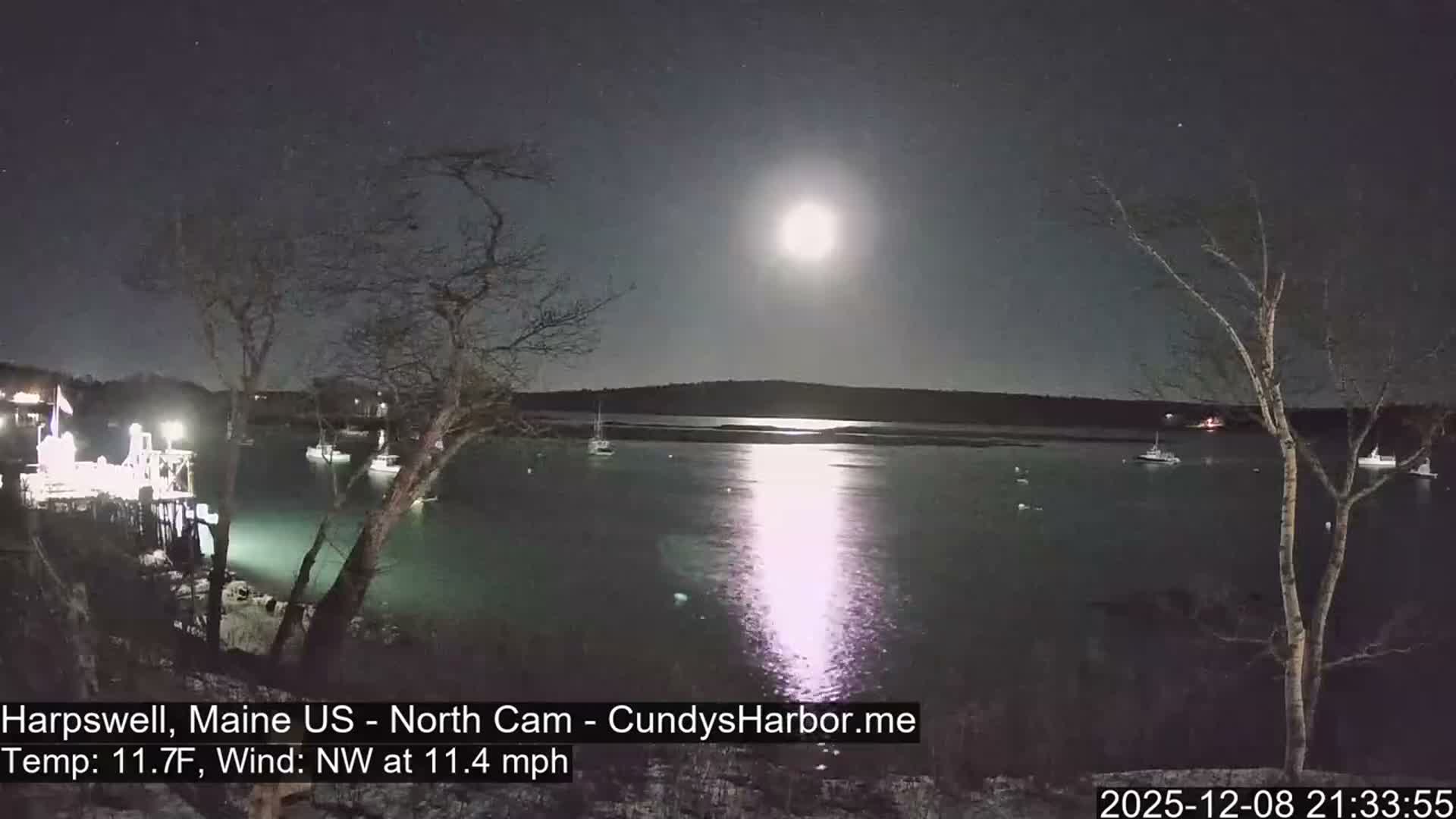 Cundy Harbor North Live Cam - Harpswell, Maine, USA