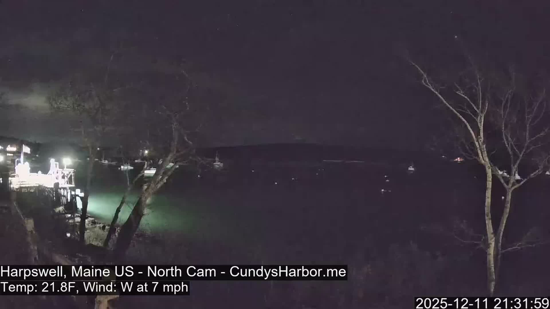 Cundy Harbor North Live Cam - Harpswell, Maine, USA
