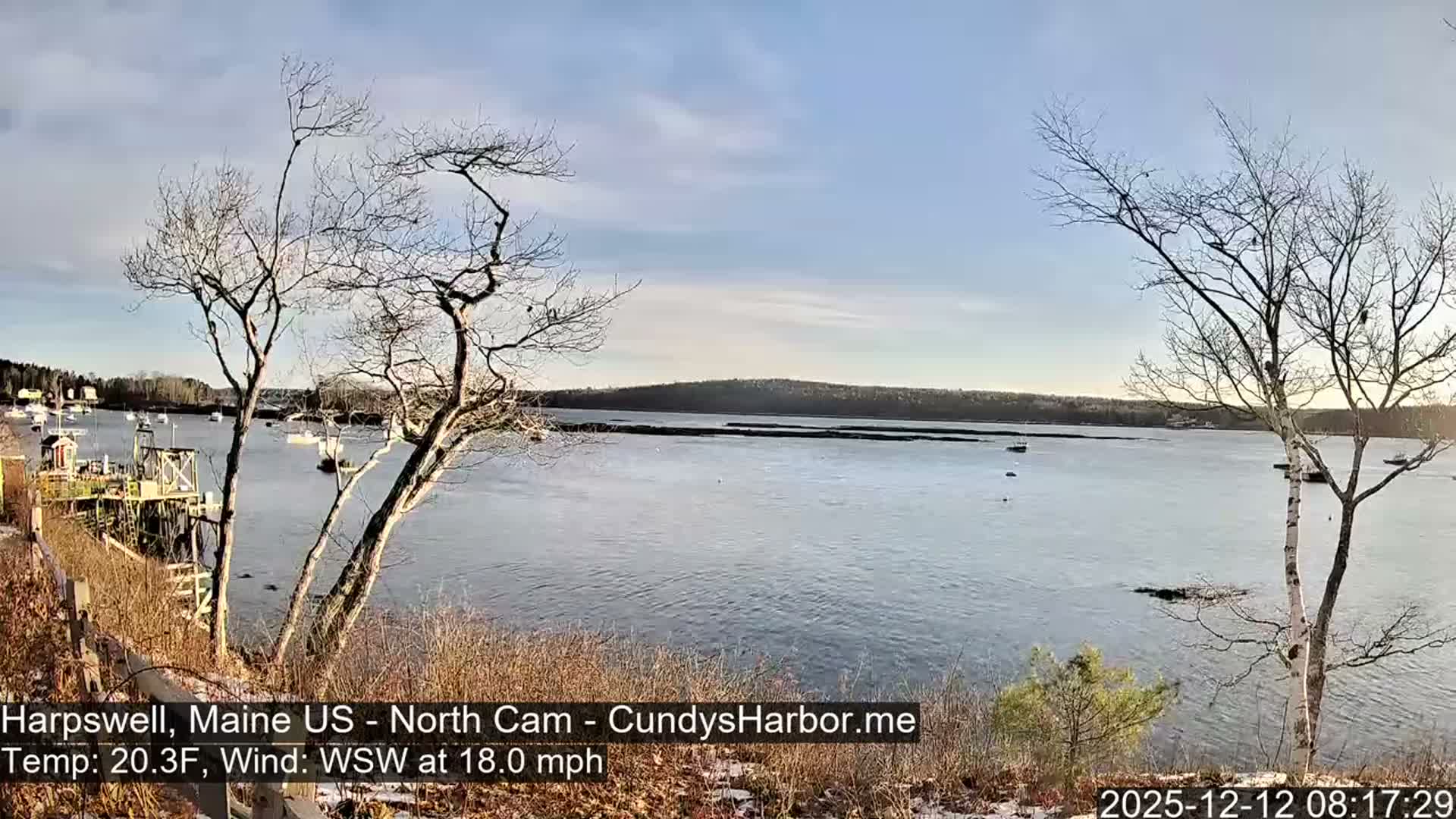 Cundy Harbor North Live Cam - Harpswell, Maine, USA