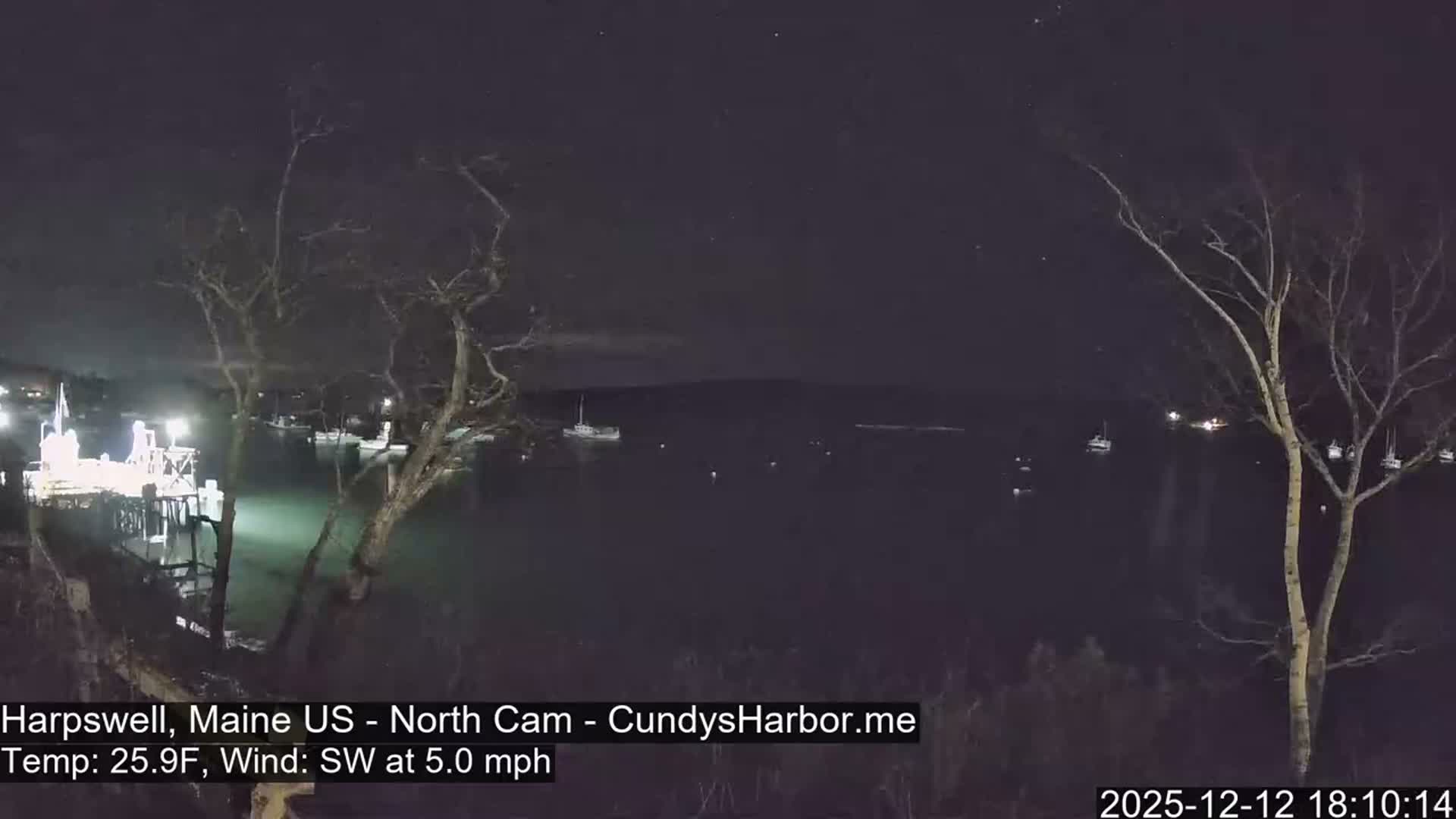 Cundy Harbor North Live Cam - Harpswell, Maine, USA