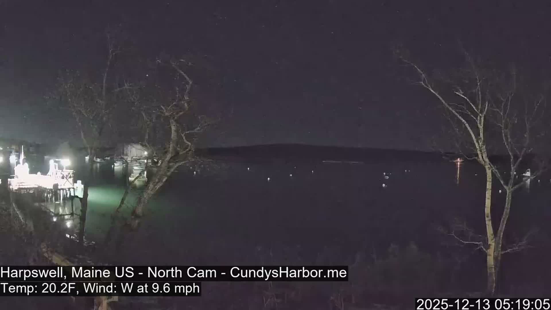 Cundy Harbor North Live Cam - Harpswell, Maine, USA