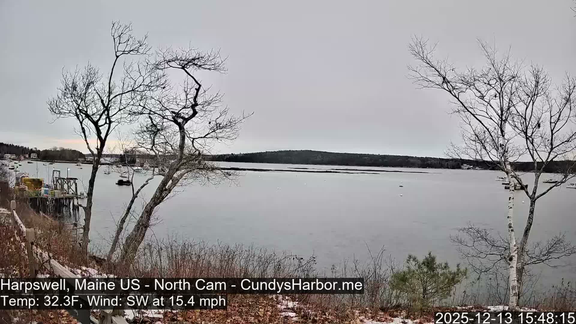 Cundy Harbor North Live Cam - Harpswell, Maine, USA