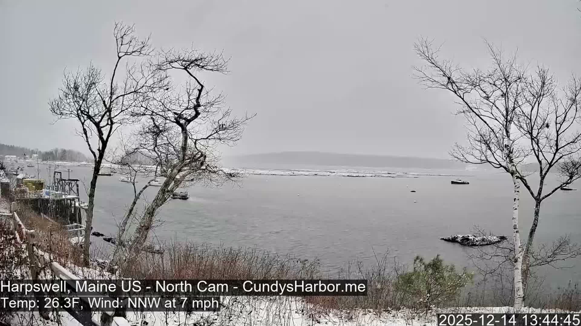 Cundy Harbor North Live Cam - Harpswell, Maine, USA