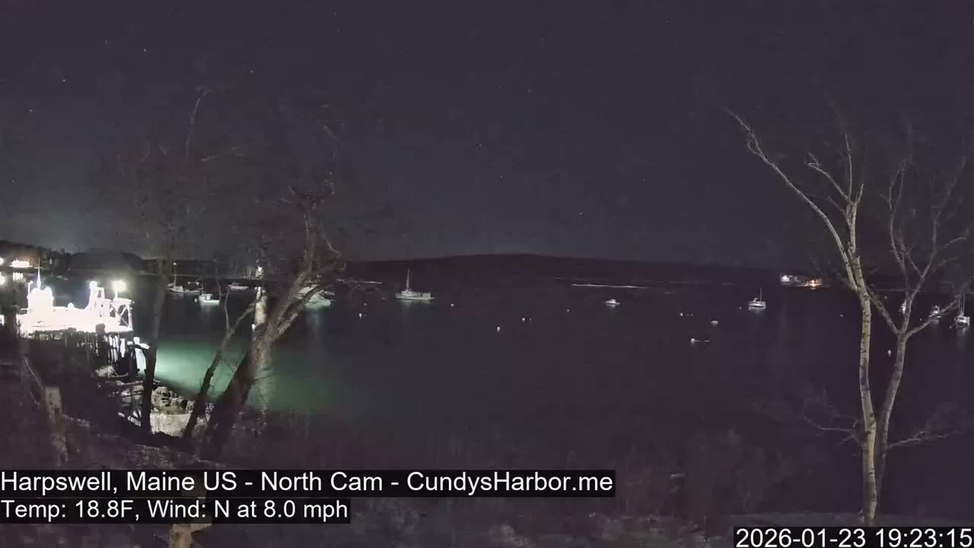 Cundy Harbor North Live Cam - Harpswell, Maine, USA