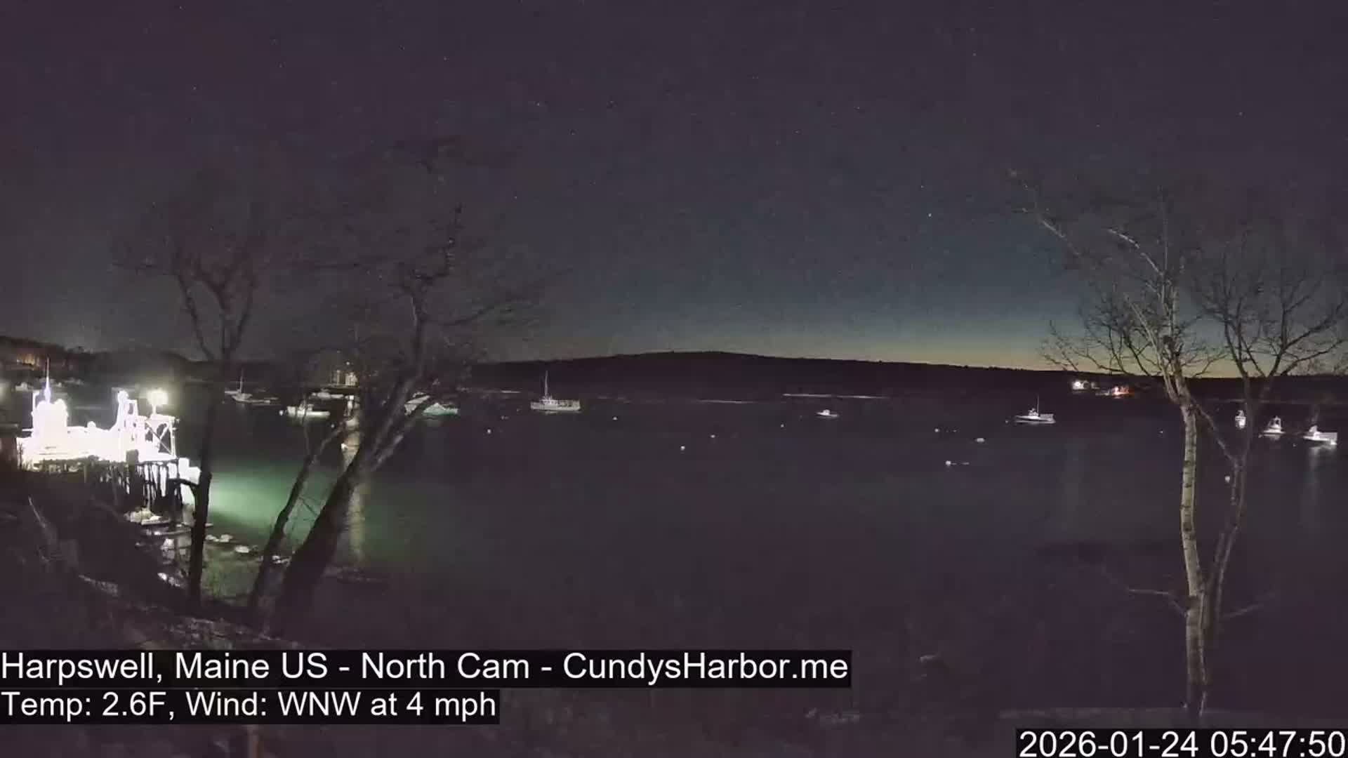Cundy Harbor North Live Cam - Harpswell, Maine, USA