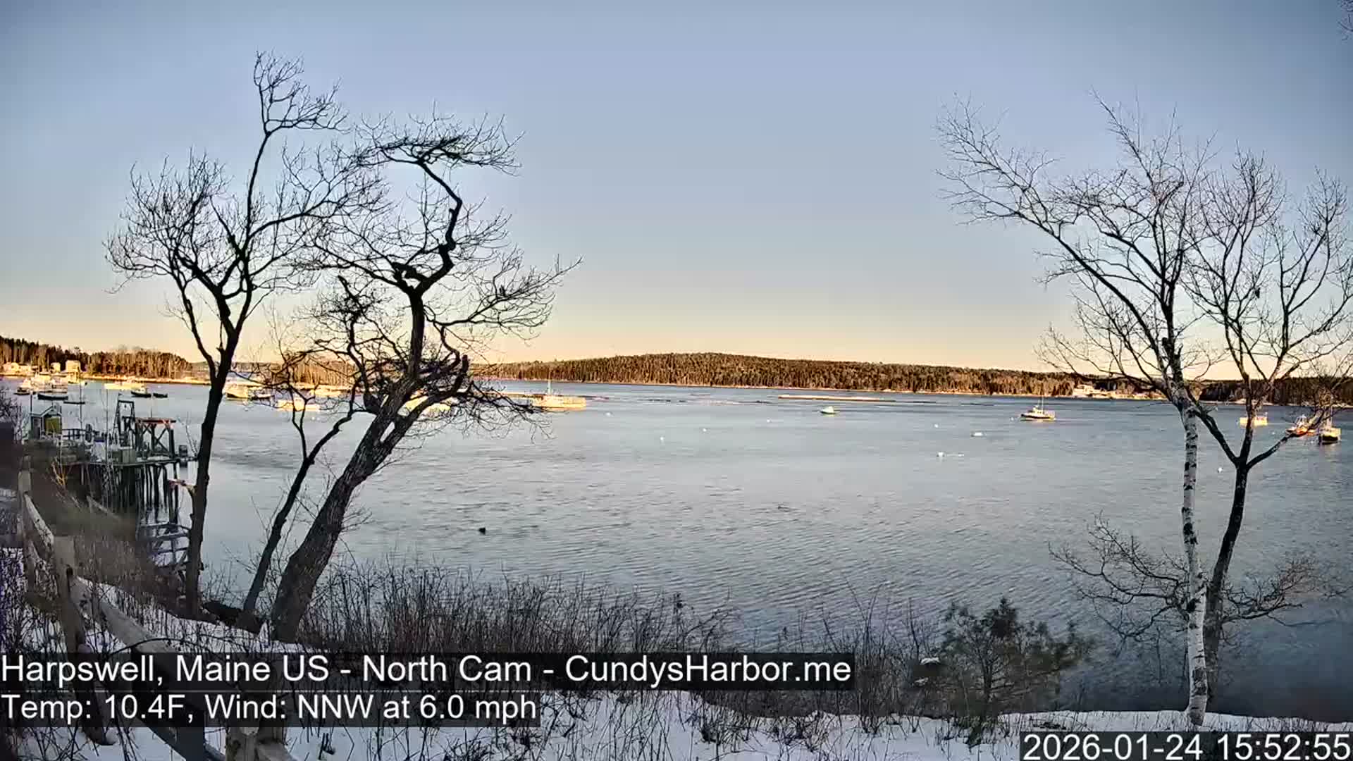 Cundy Harbor North Live Cam - Harpswell, Maine, USA