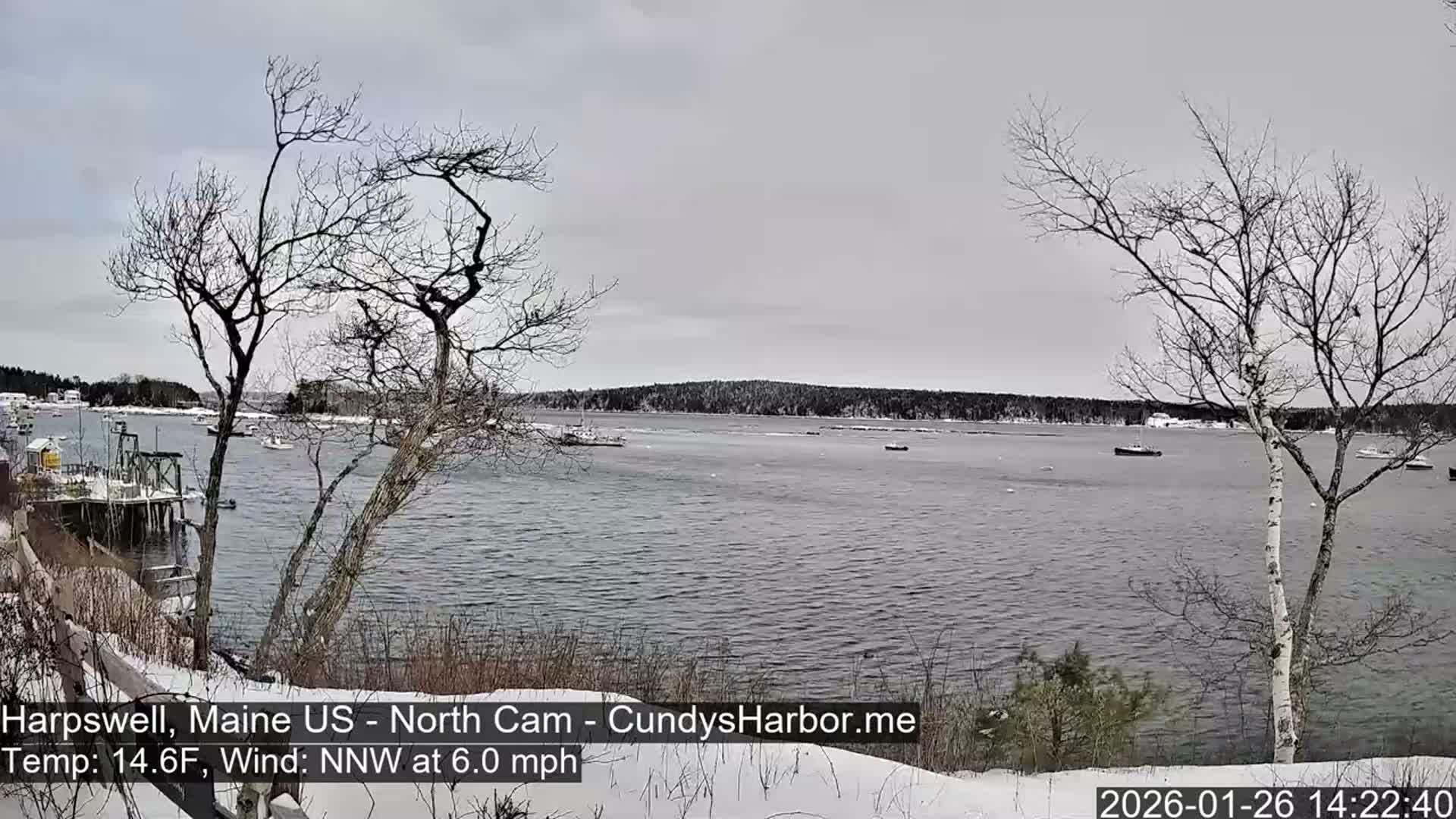 Cundy Harbor North Live Cam - Harpswell, Maine, USA