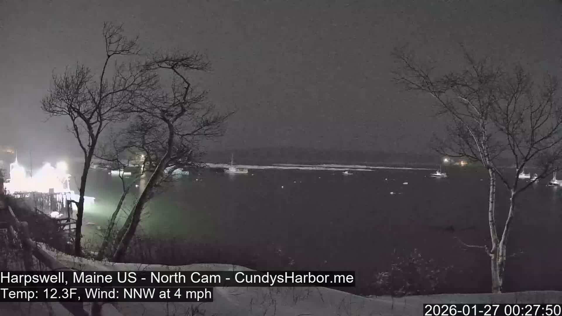 Cundy Harbor North Live Cam - Harpswell, Maine, USA