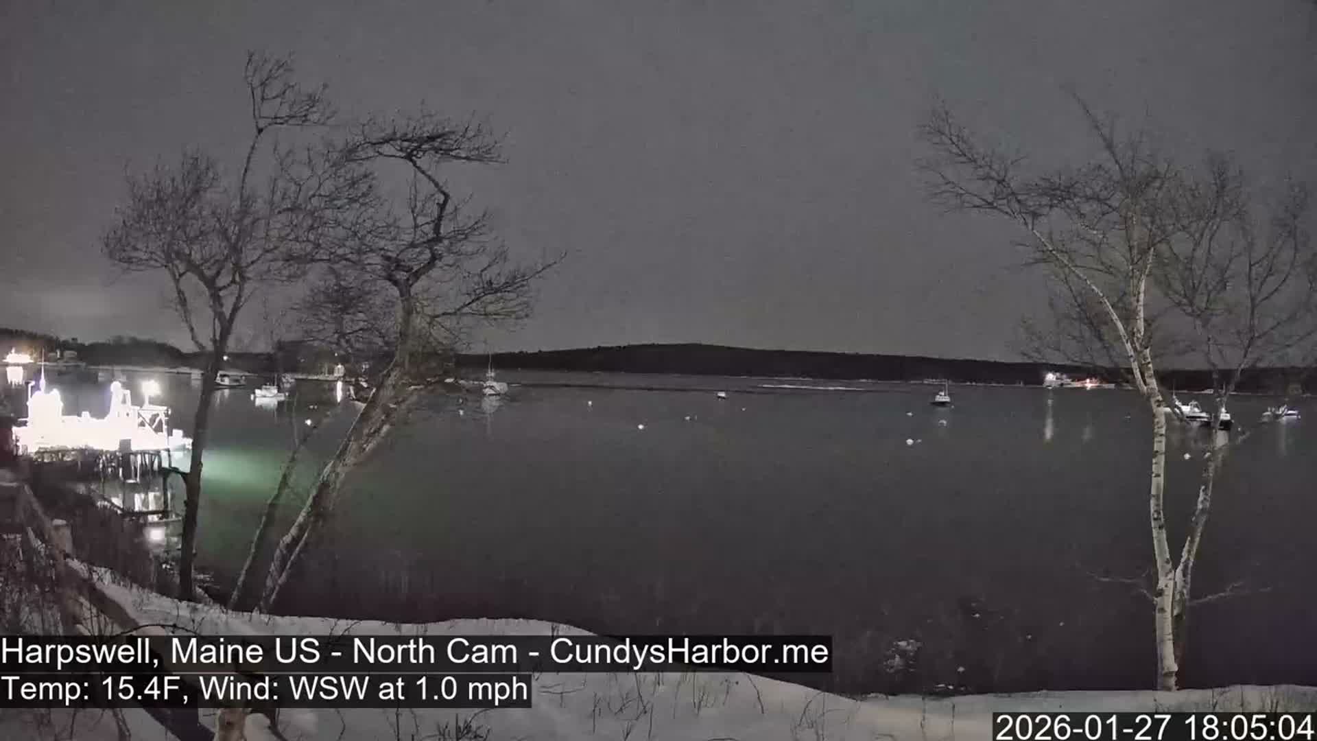 Cundy Harbor North Live Cam - Harpswell, Maine, USA