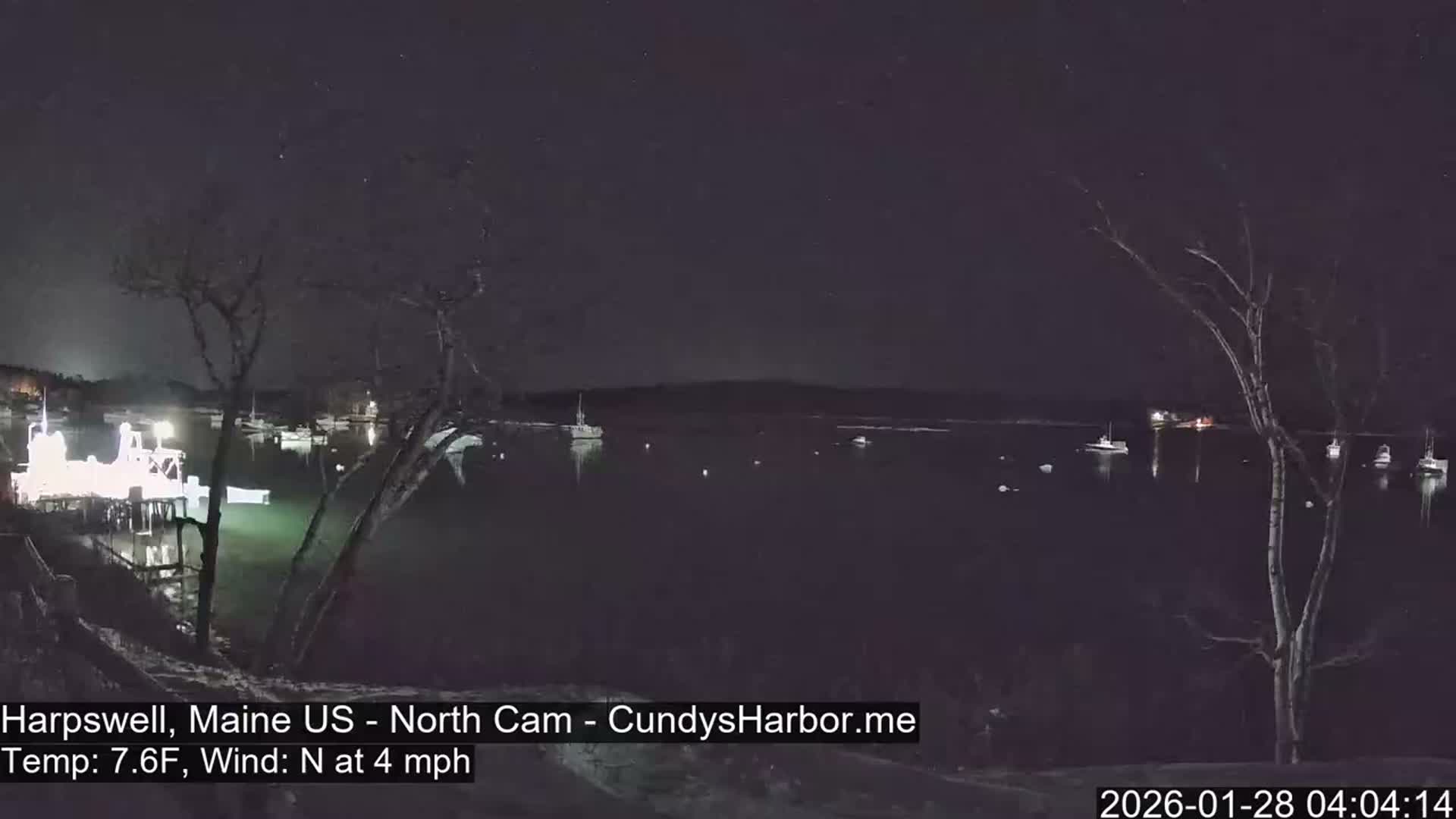 Cundy Harbor North Live Cam - Harpswell, Maine, USA