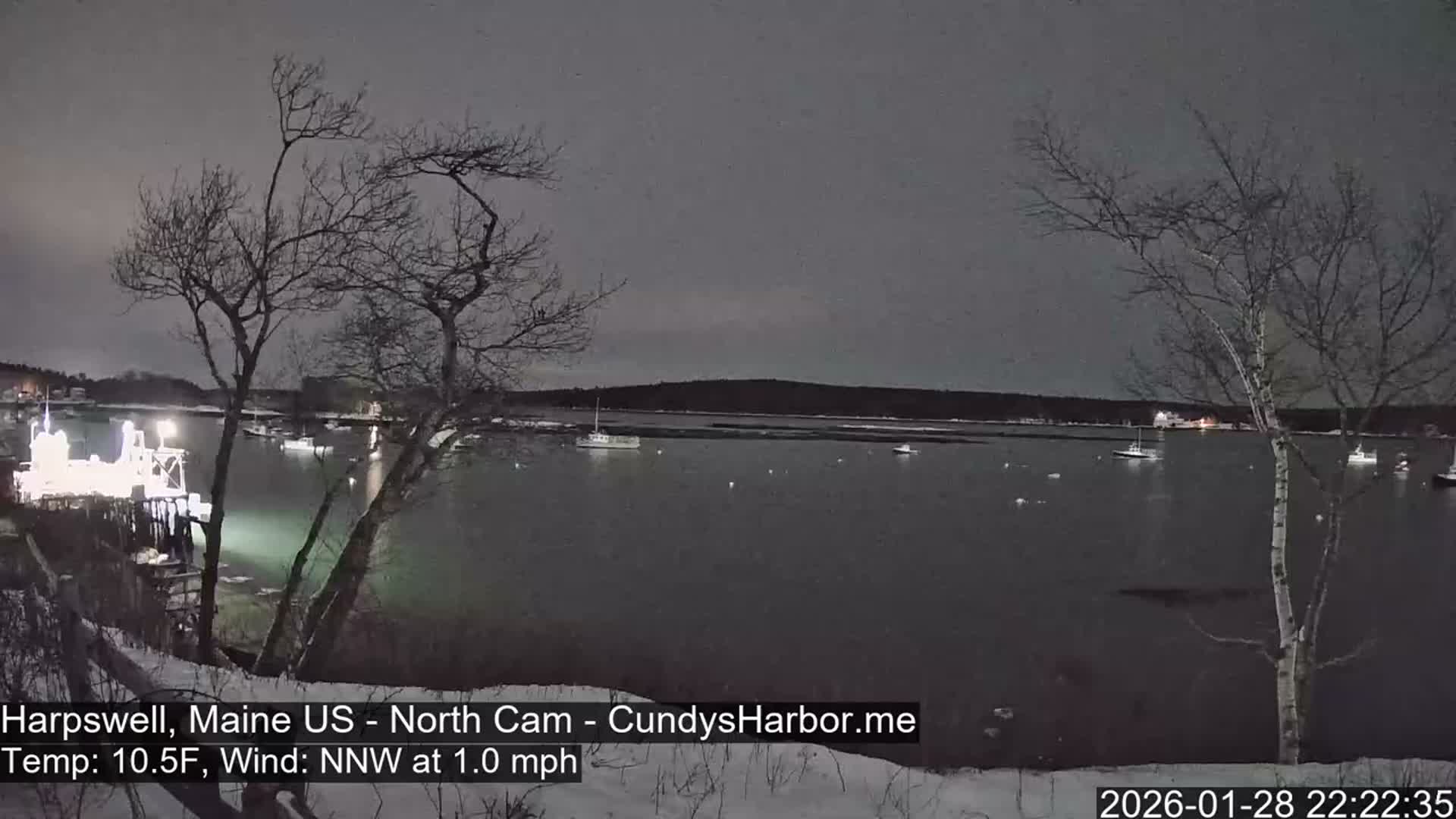 Cundy Harbor North Live Cam - Harpswell, Maine, USA