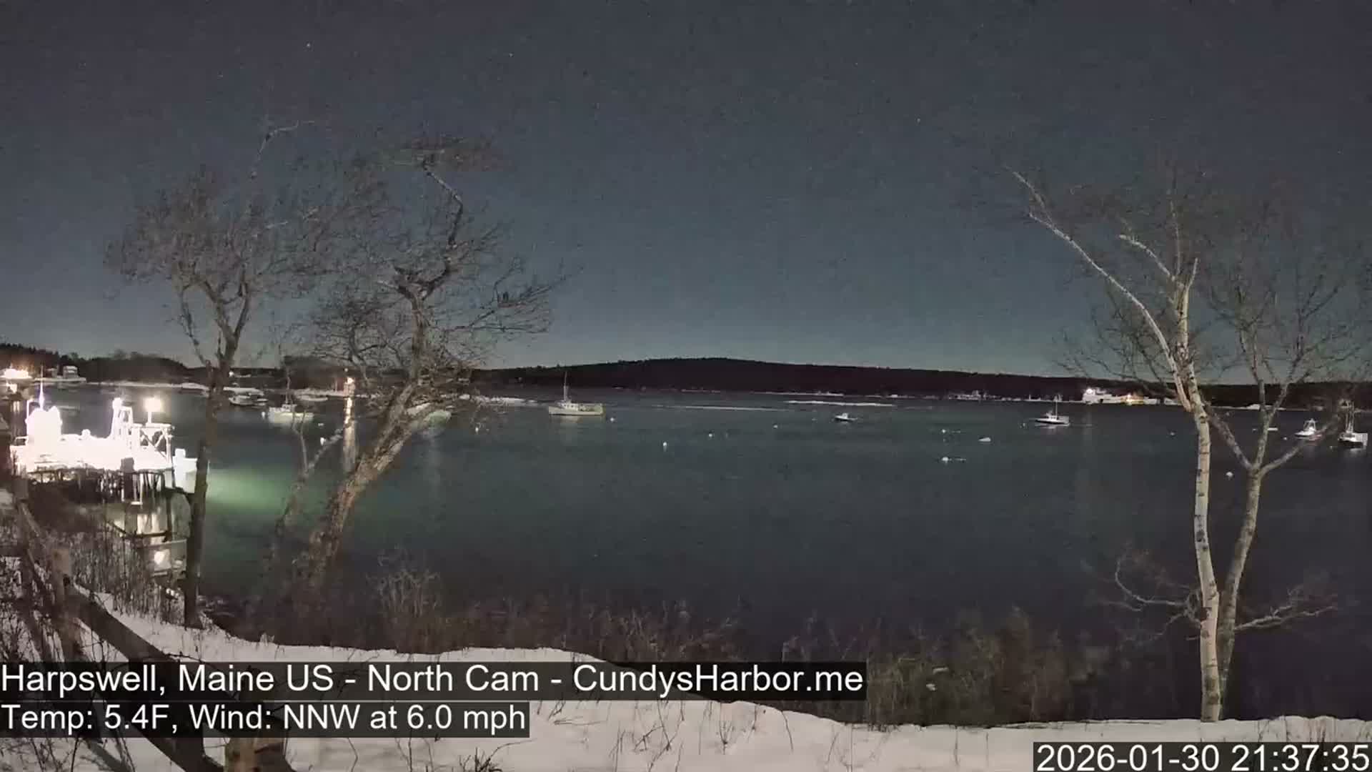 Cundy Harbor North Live Cam - Harpswell, Maine, USA