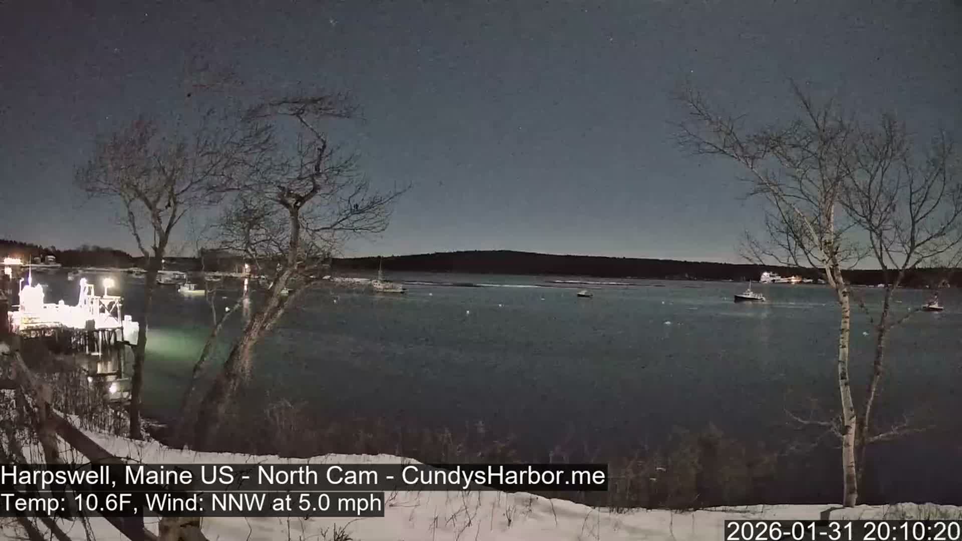 Cundy Harbor North Live Cam - Harpswell, Maine, USA