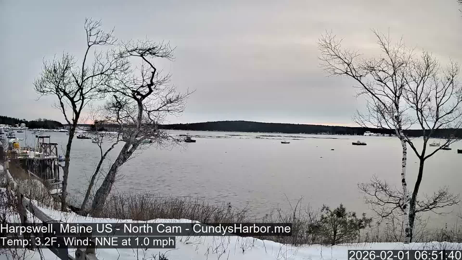 Cundy Harbor North Live Cam - Harpswell, Maine, USA