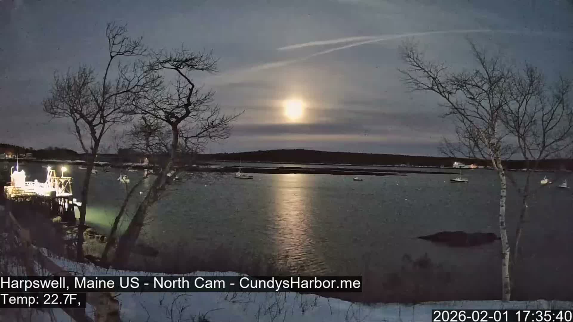 Cundy Harbor North Live Cam - Harpswell, Maine, USA