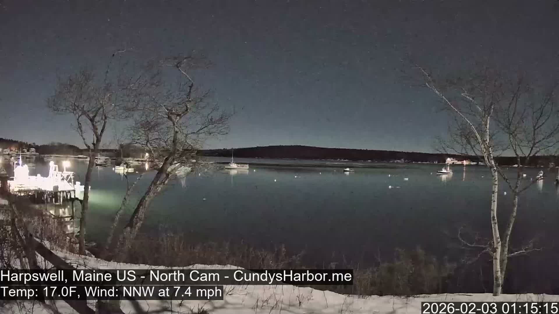 Cundy Harbor North Live Cam - Harpswell, Maine, USA