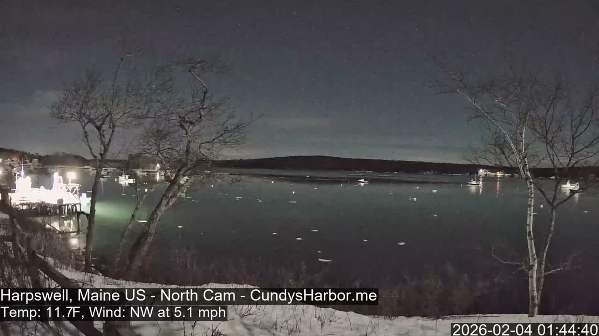 Cundy Harbor North Live Cam - Harpswell, Maine, USA