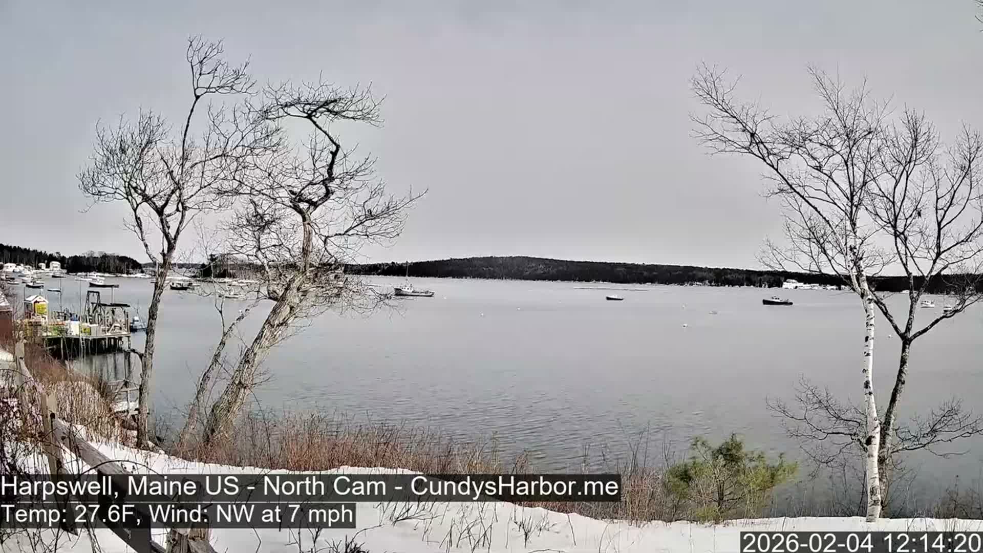 Cundy Harbor North Live Cam - Harpswell, Maine, USA