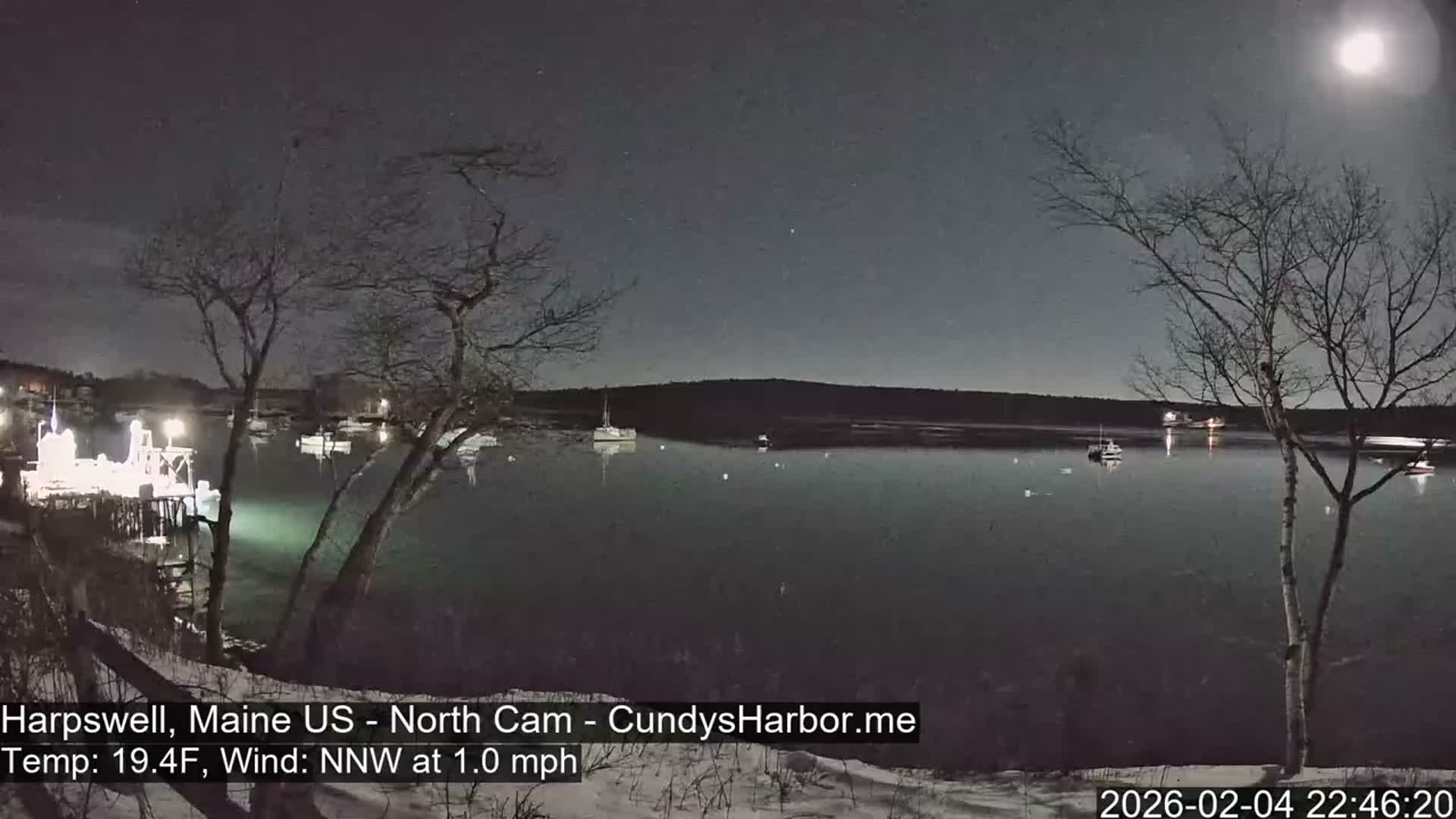 Cundy Harbor North Live Cam - Harpswell, Maine, USA