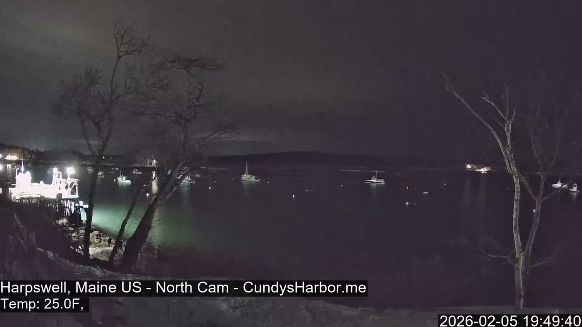 Cundy Harbor North Live Cam - Harpswell, Maine, USA